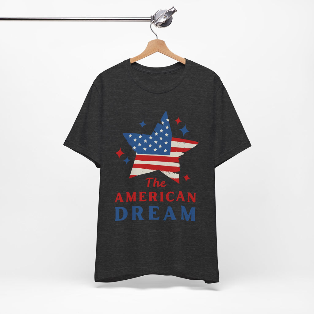 Patriotic T-Shirt, Independence Day Tee, American Dream Shirt, 4th of July Outfit, Stars and Stripes Tee Shirt