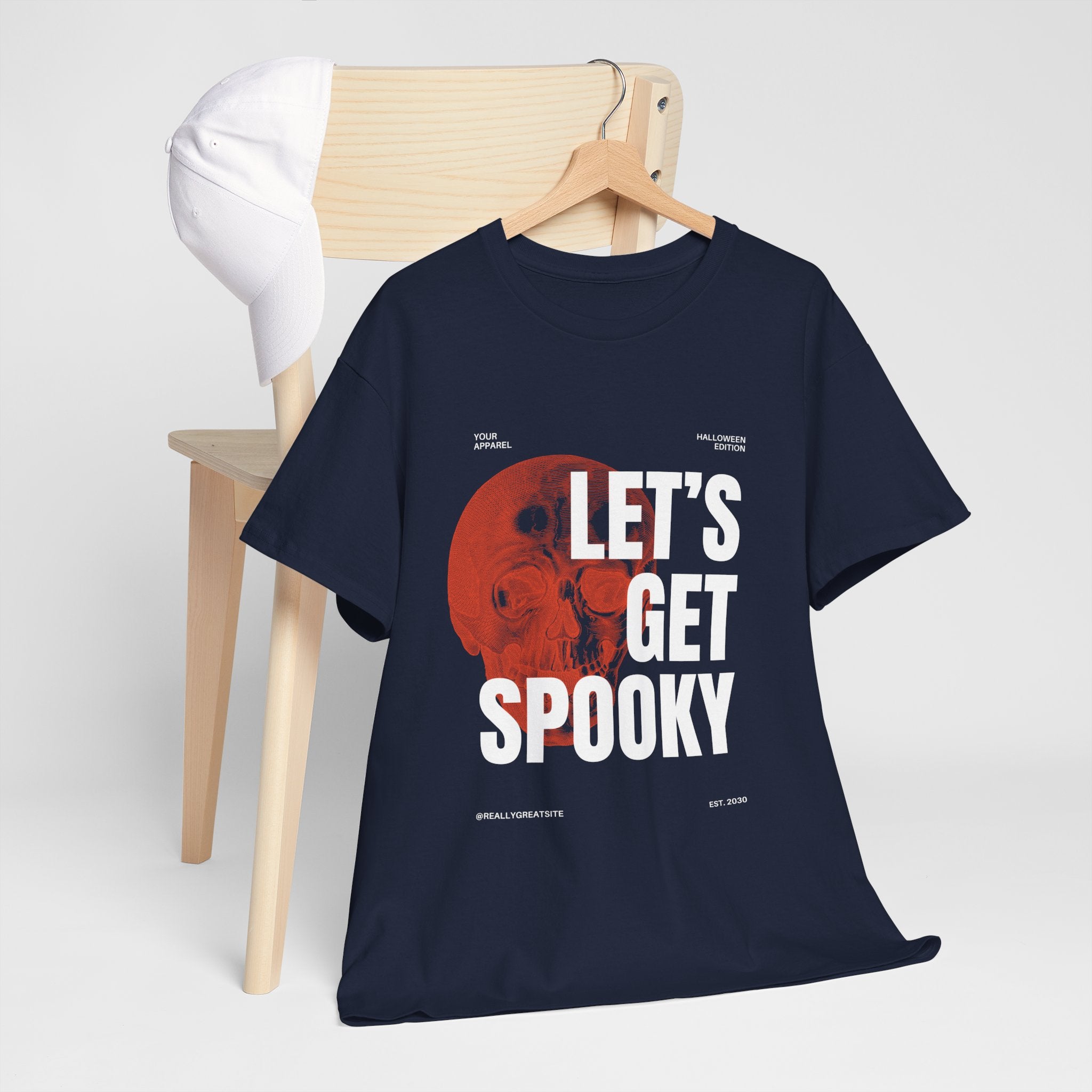 Unisex Halloween Tee, Let's Get Spooky Shirt, Fall Fashion, Party Wear, Ghostly Gifts, Casual Comfort
