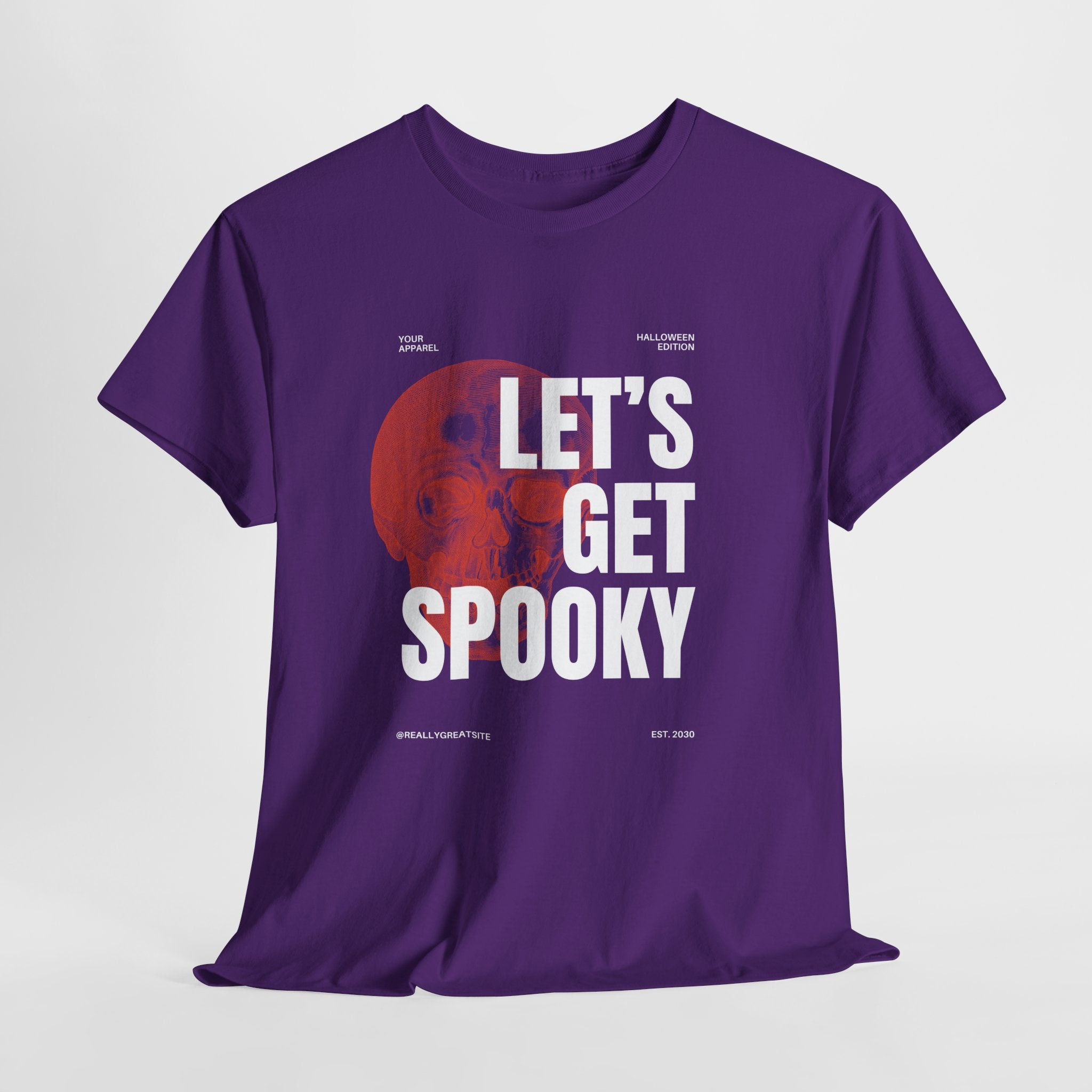 Unisex Halloween Tee, Let's Get Spooky Shirt, Fall Fashion, Party Wear, Ghostly Gifts, Casual Comfort
