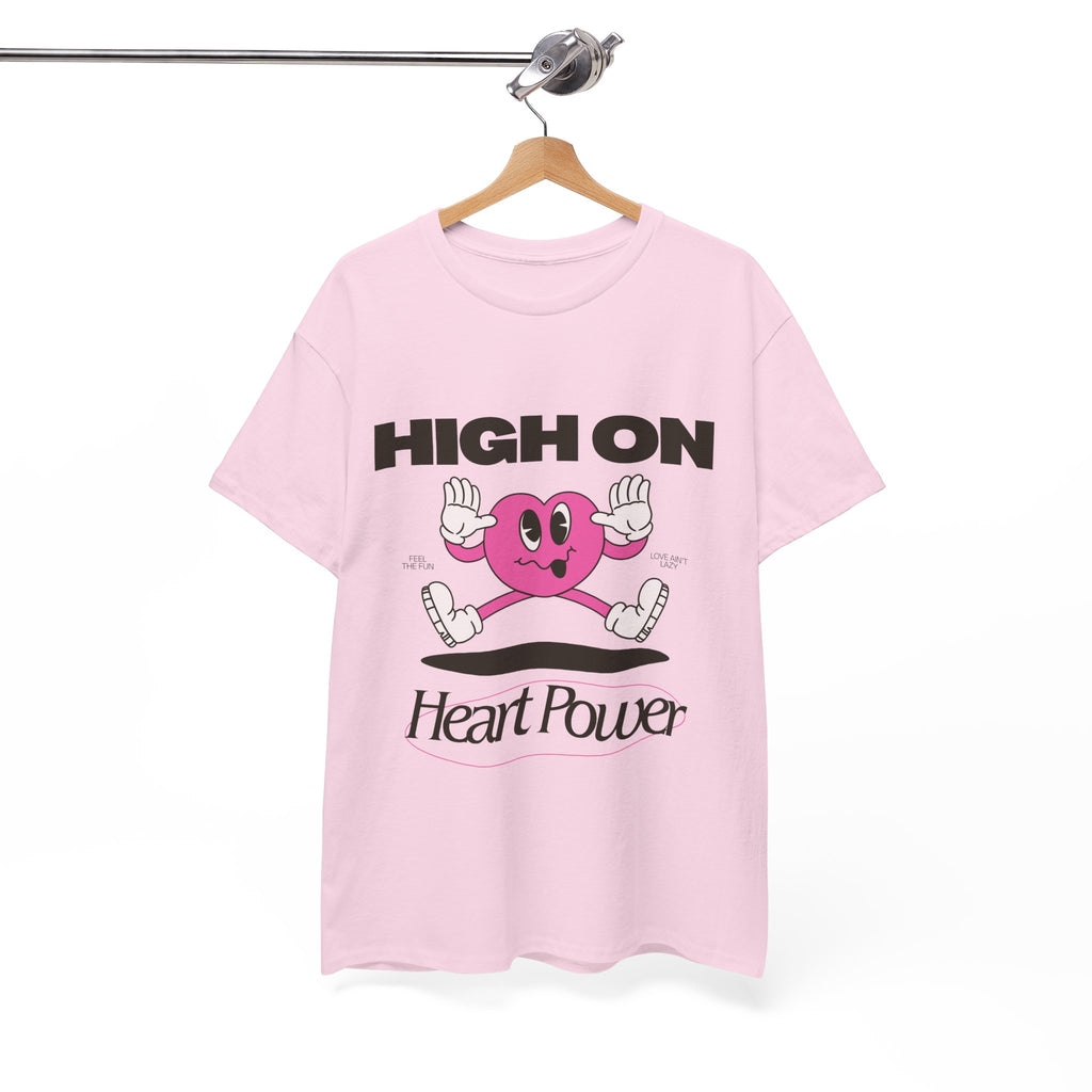 Heart Power Unisex T-Shirt Design | Graphic Tee for Men & Women | Streetwear Aesthetic T-Shirt