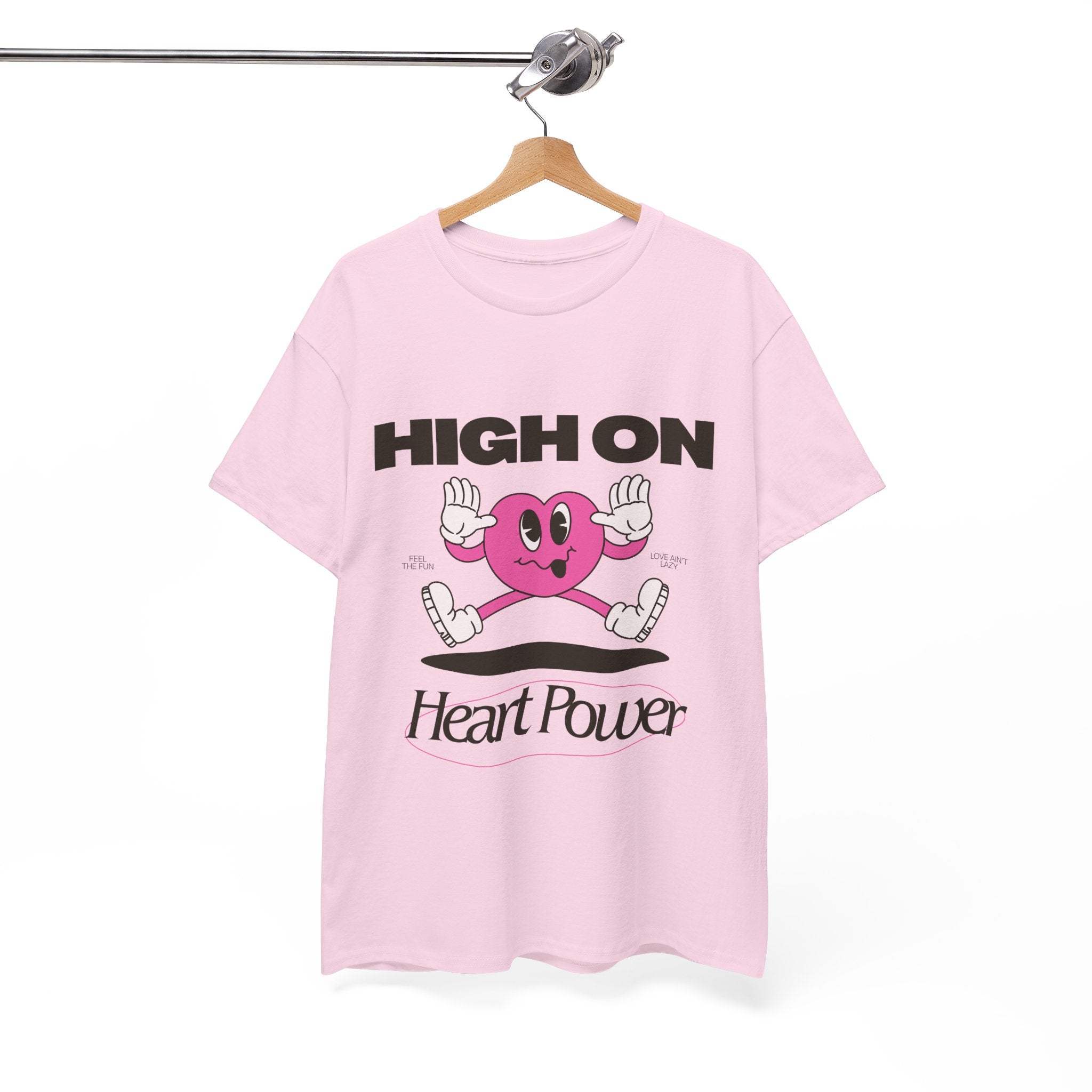 Heart Power Unisex T-Shirt Design | Graphic Tee for Men & Women | Streetwear Aesthetic T-Shirt