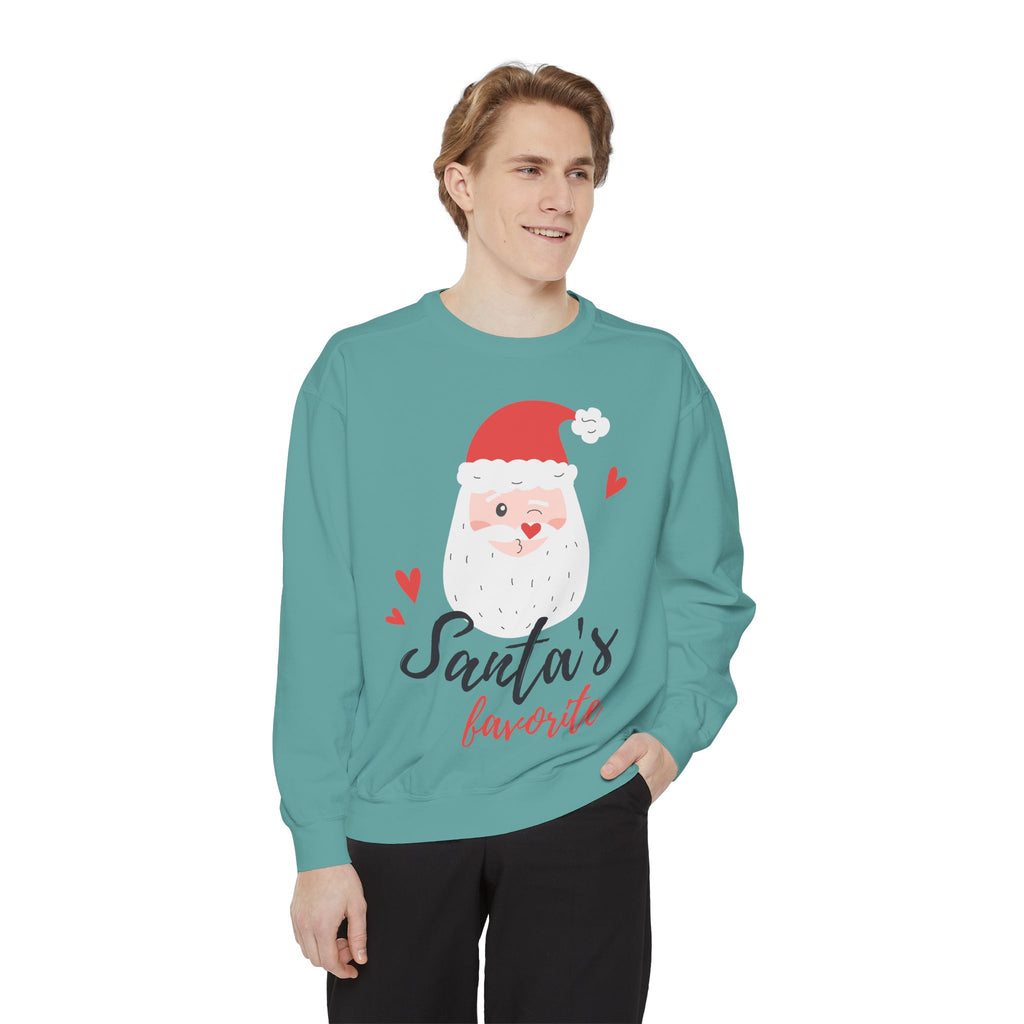 Santa's Favorite Sweatshirt, Holiday Apparel, Gift for Christmas, Unisex Pullover, Festive Sweater, Cozy Sweatshirt