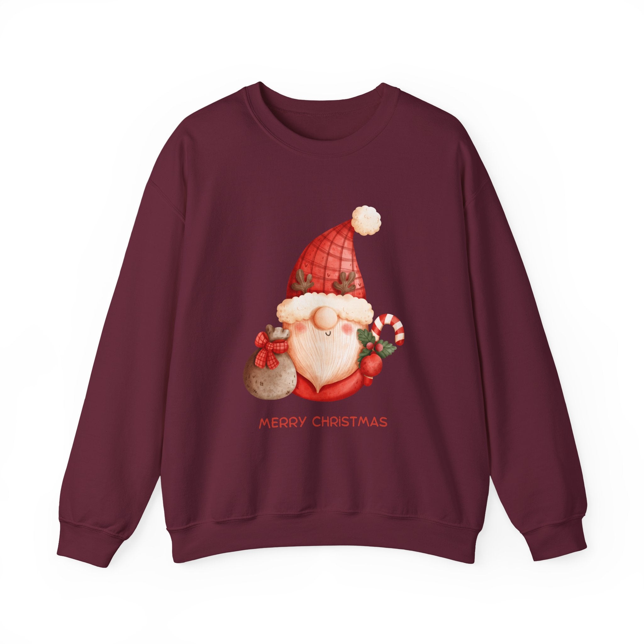 Merry Christmas Santa Sweatshirt, Cozy Crewneck for Holidays, Christmas Gift, Unisex Holiday Apparel, Fun Festive Sweatshirt