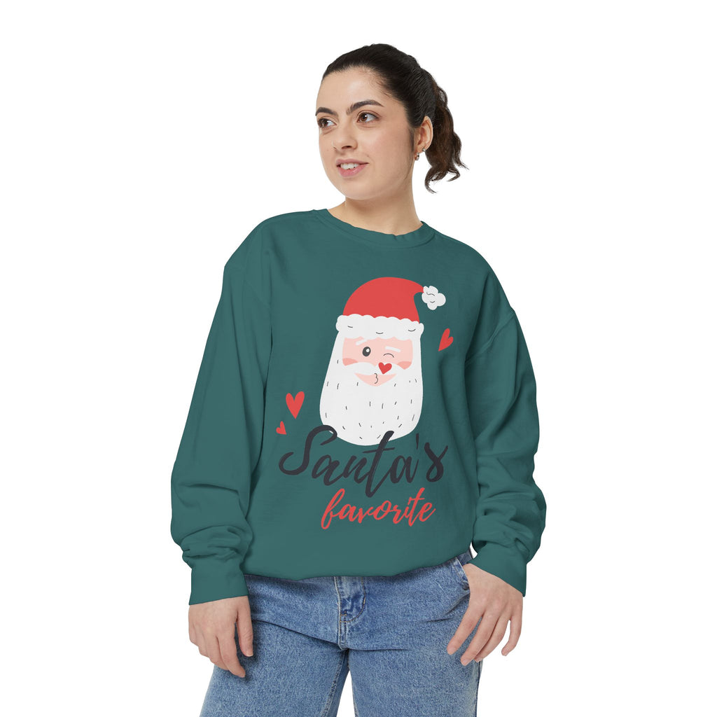 Santa's Favorite Sweatshirt, Holiday Apparel, Gift for Christmas, Unisex Pullover, Festive Sweater, Cozy Sweatshirt