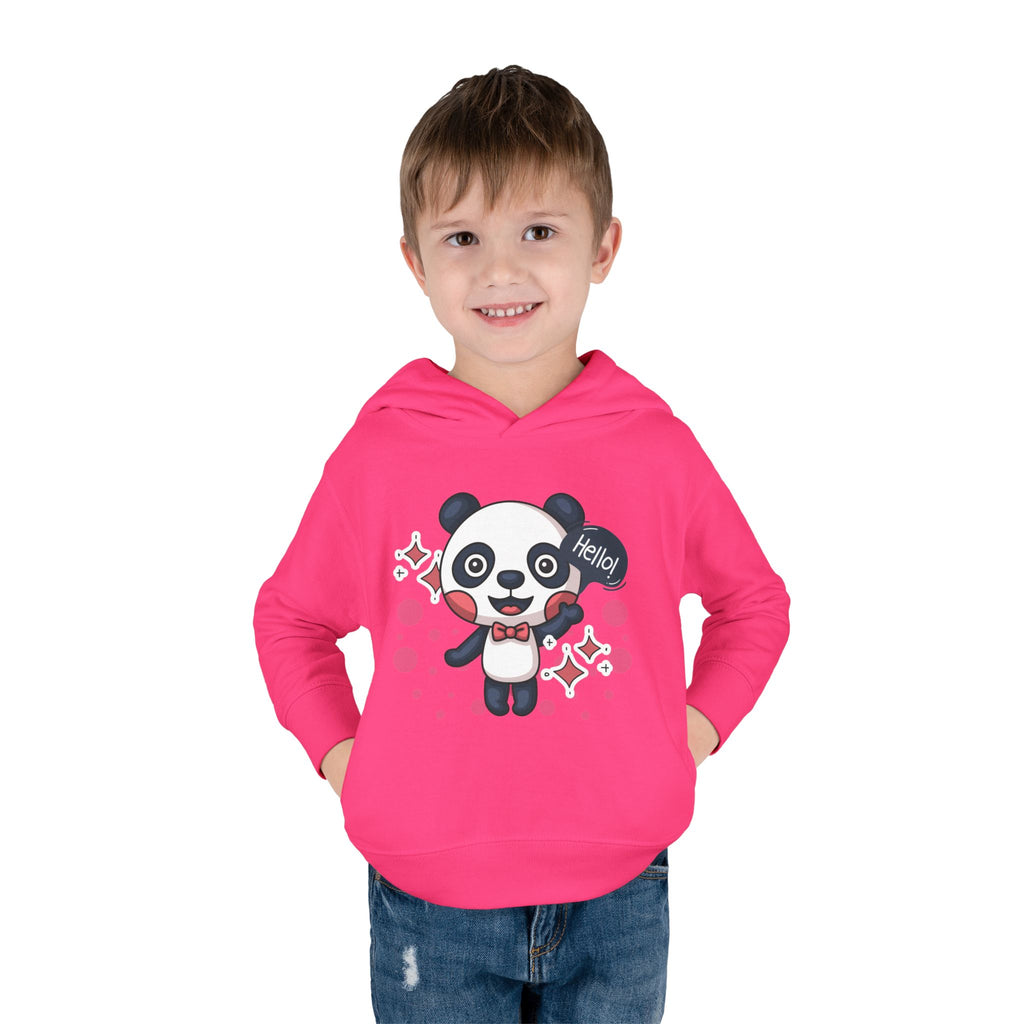 Adorable Toddler Fleece Hoodie featuring Cute Panda Design, Kids Apparel, Gift for Children, Birthday Party Outfit, Cozy Pullover
