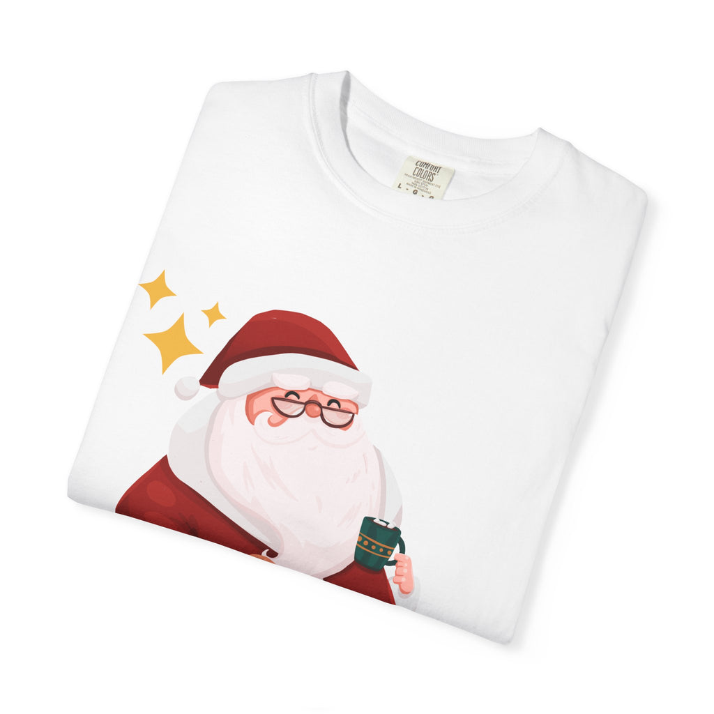 Festive Christmas T-Shirt, Holiday Apparel, Santa Graphic Tee, Unisex Christmas Gift, Seasonal Outfit, Cheerful Holiday Wear