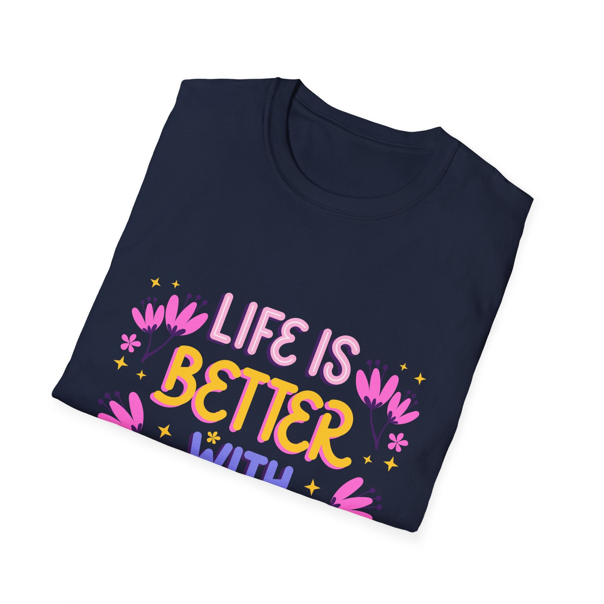 Friendship Vibes Unisex T-Shirt - Life is Better with Friends, Casual Wear, Gift for Friends, Birthday T-Shirt, Friendship Day