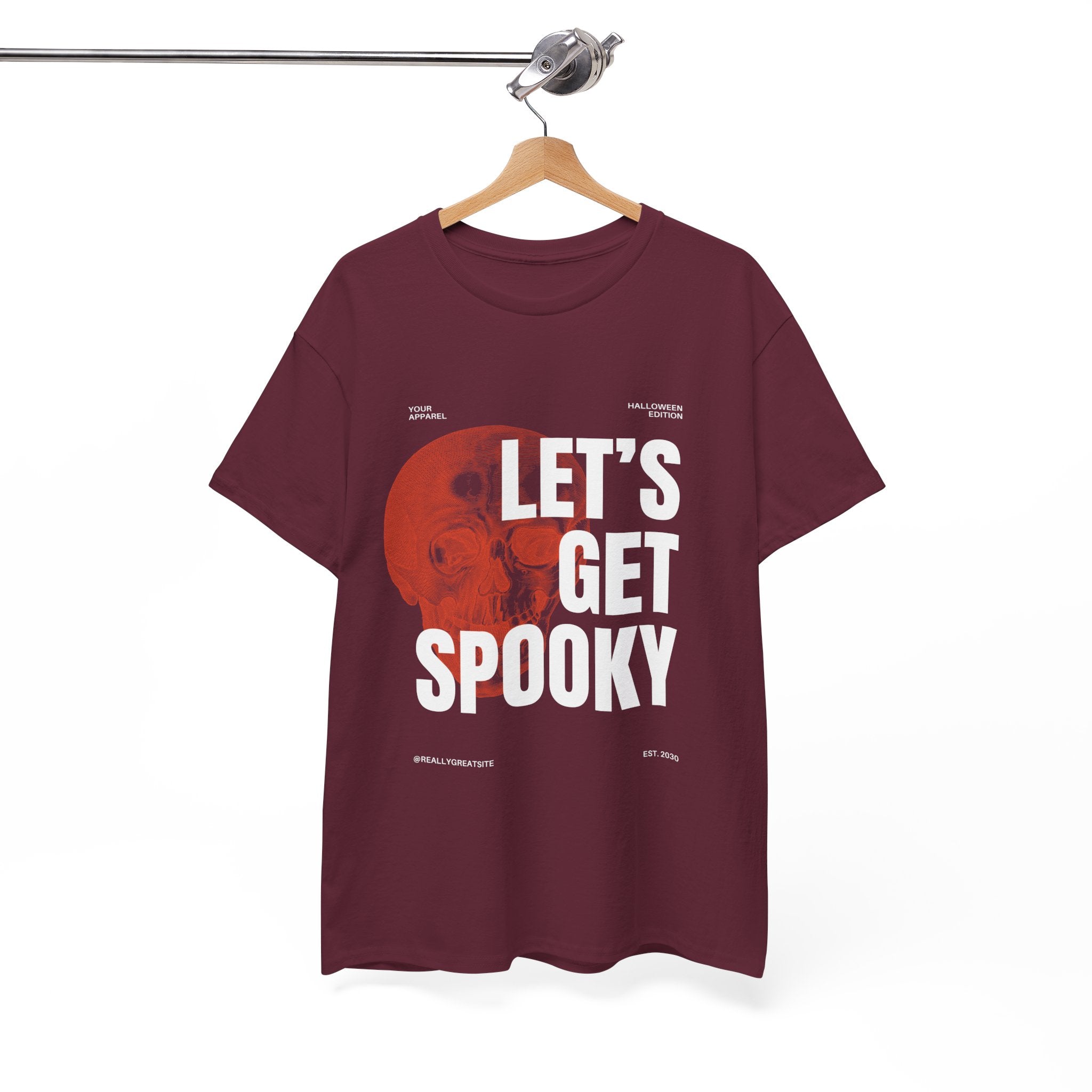 Unisex Halloween Tee, Let's Get Spooky Shirt, Fall Fashion, Party Wear, Ghostly Gifts, Casual Comfort