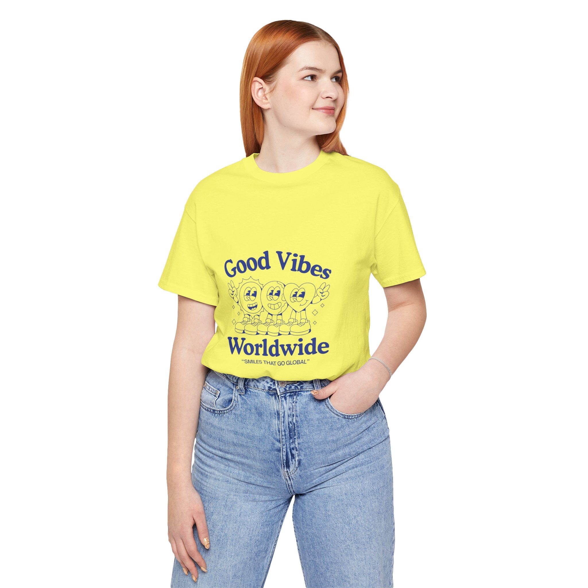 Good Vibes Unisex Tee, Casual Shirt, Affirmation T-Shirt, Everyday Wear, Gift for Friends