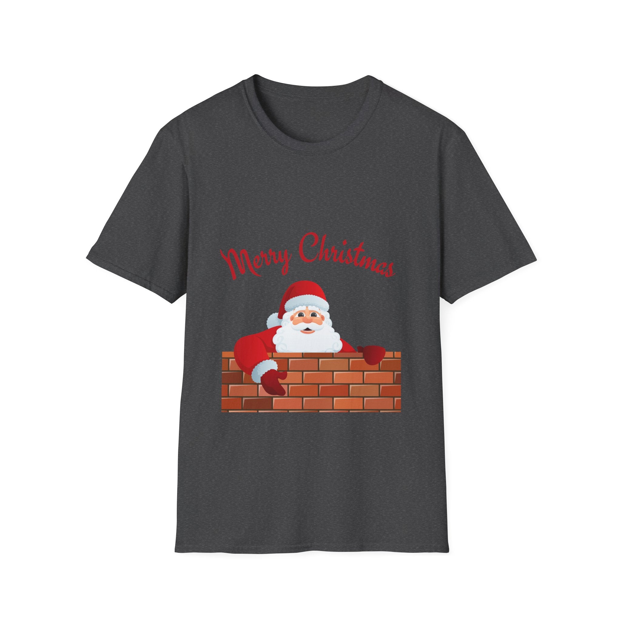 Merry Christmas Santa T-Shirt, Holiday Tee, Unisex Christmas Top, Festive Shirt, Gift for Him/Her, Family Reunion Apparel