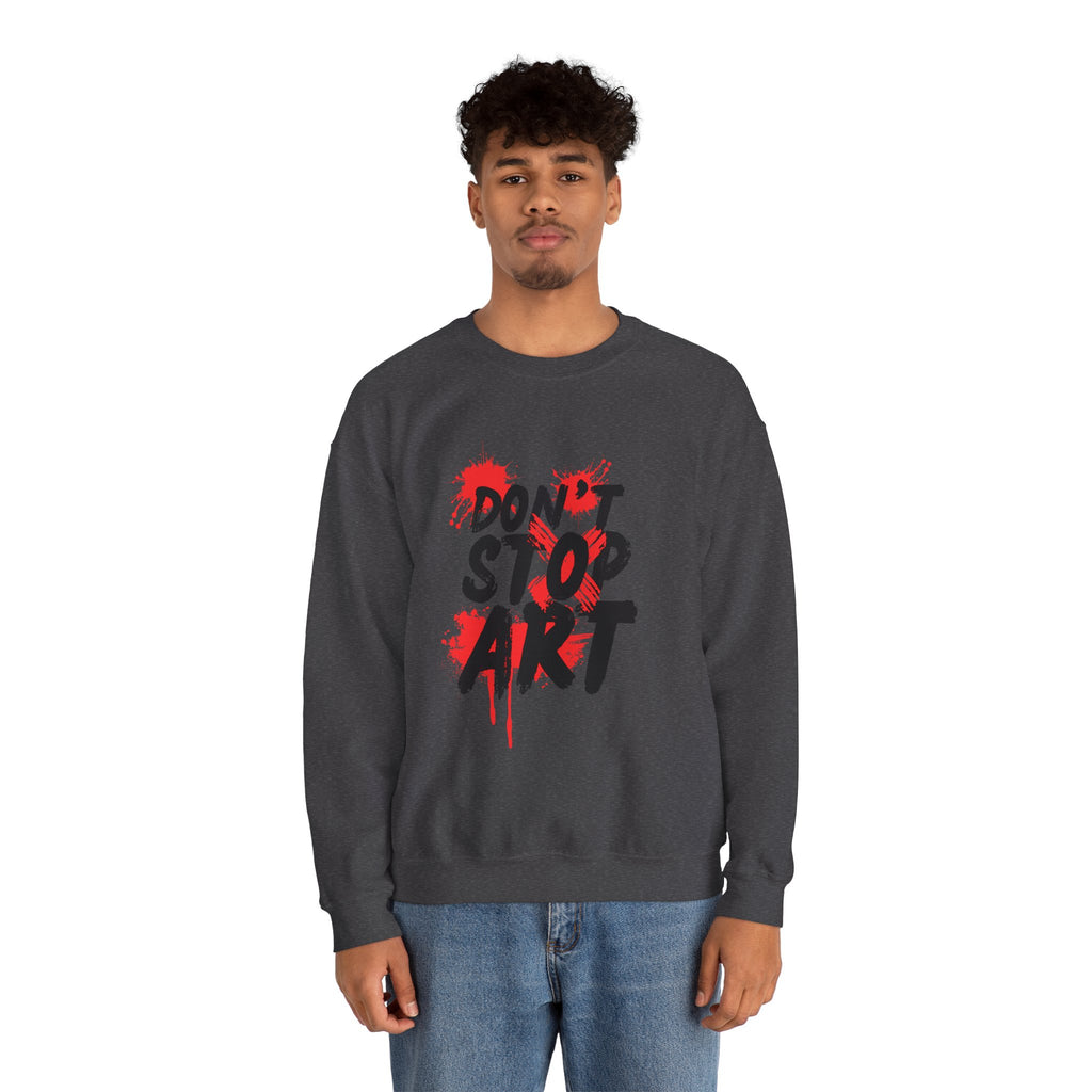 Artistic Crewneck Sweatshirt | Cozy Gift for Artists, Creative Apparel, Unique Statement Piece, Casual Wear, Everyday Comfort