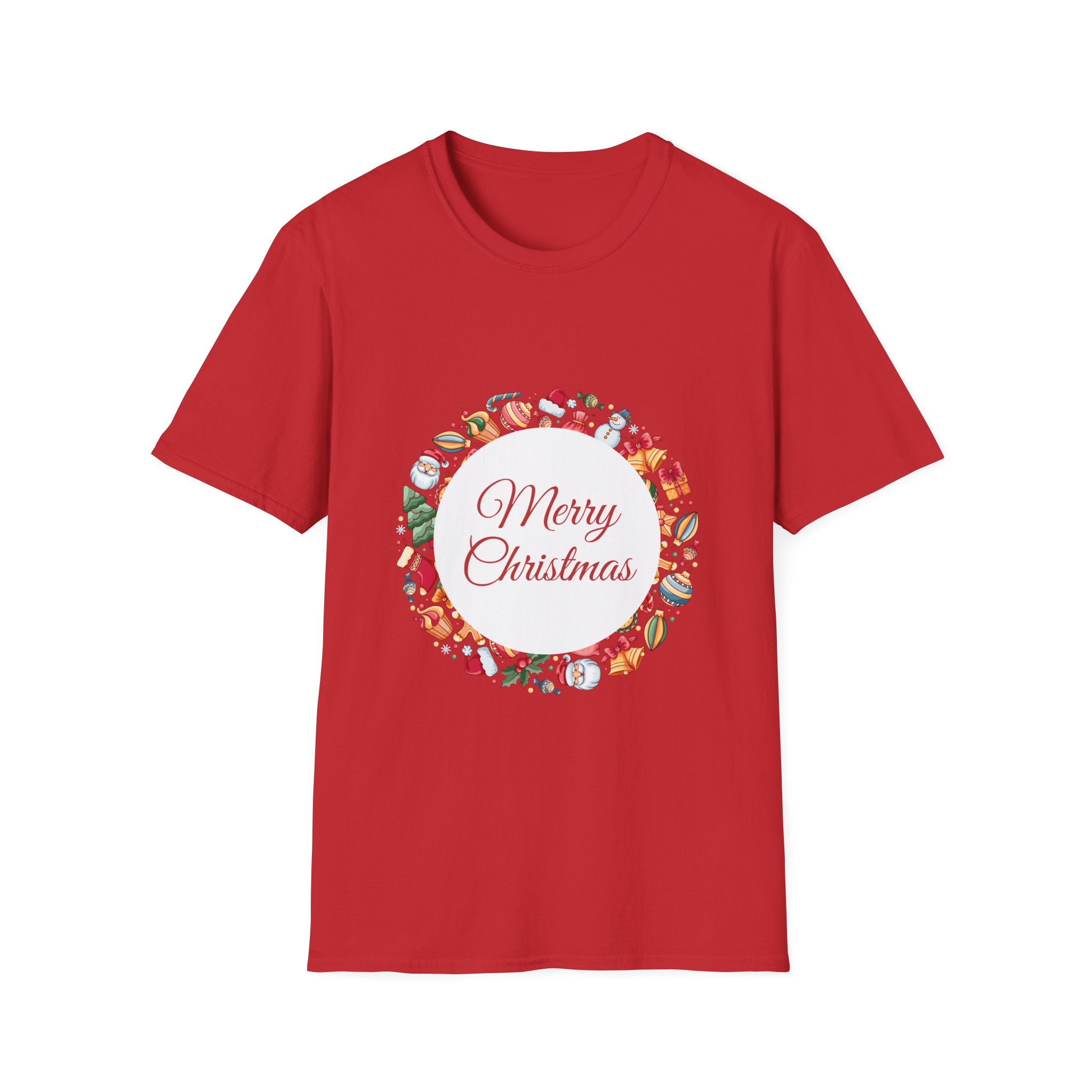 Merry Christmas Unisex T-Shirt, Holiday Apparel, Christmas Gift, Festive Tee, Seasonal Wear, Unisex T-Shirt