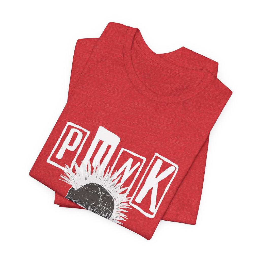 Punk Skull Graphic Tee, Unisex T-Shirt, Alternative Fashion Shirt, Edgy Clothing, Gift for Music Lovers