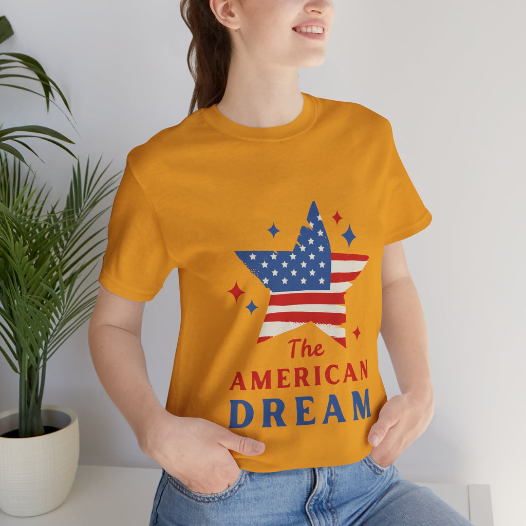 Celebrate the American Dream T-Shirt, Vintage USA Tee, Patriotic Shirt, Independence Day Apparel, Freedom Fashion