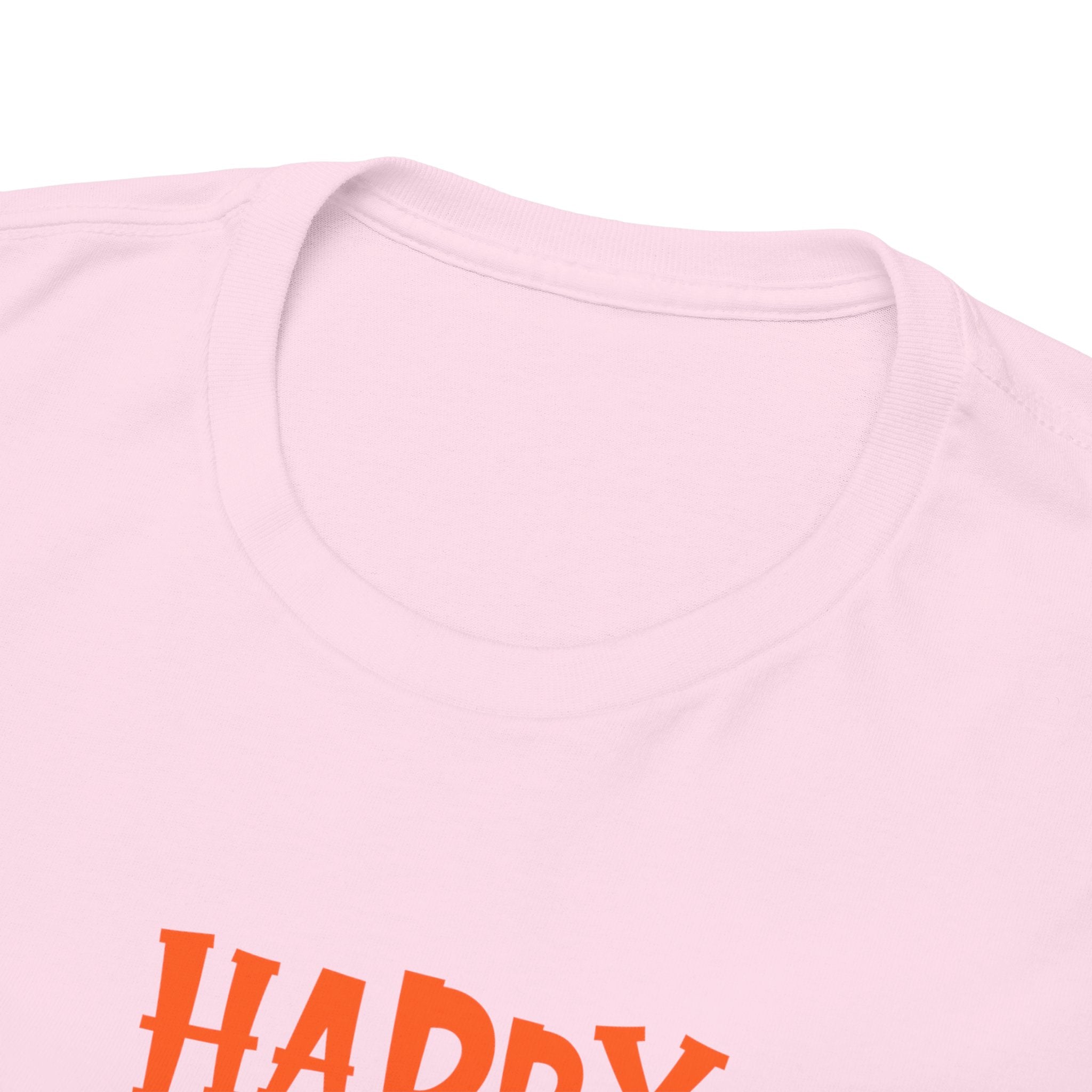 Happy Halloween Ghost Tee, Unisex Cotton T-Shirt, Halloween Apparel, Fall Fashion, Cute Halloween Gift, Ghost Tee