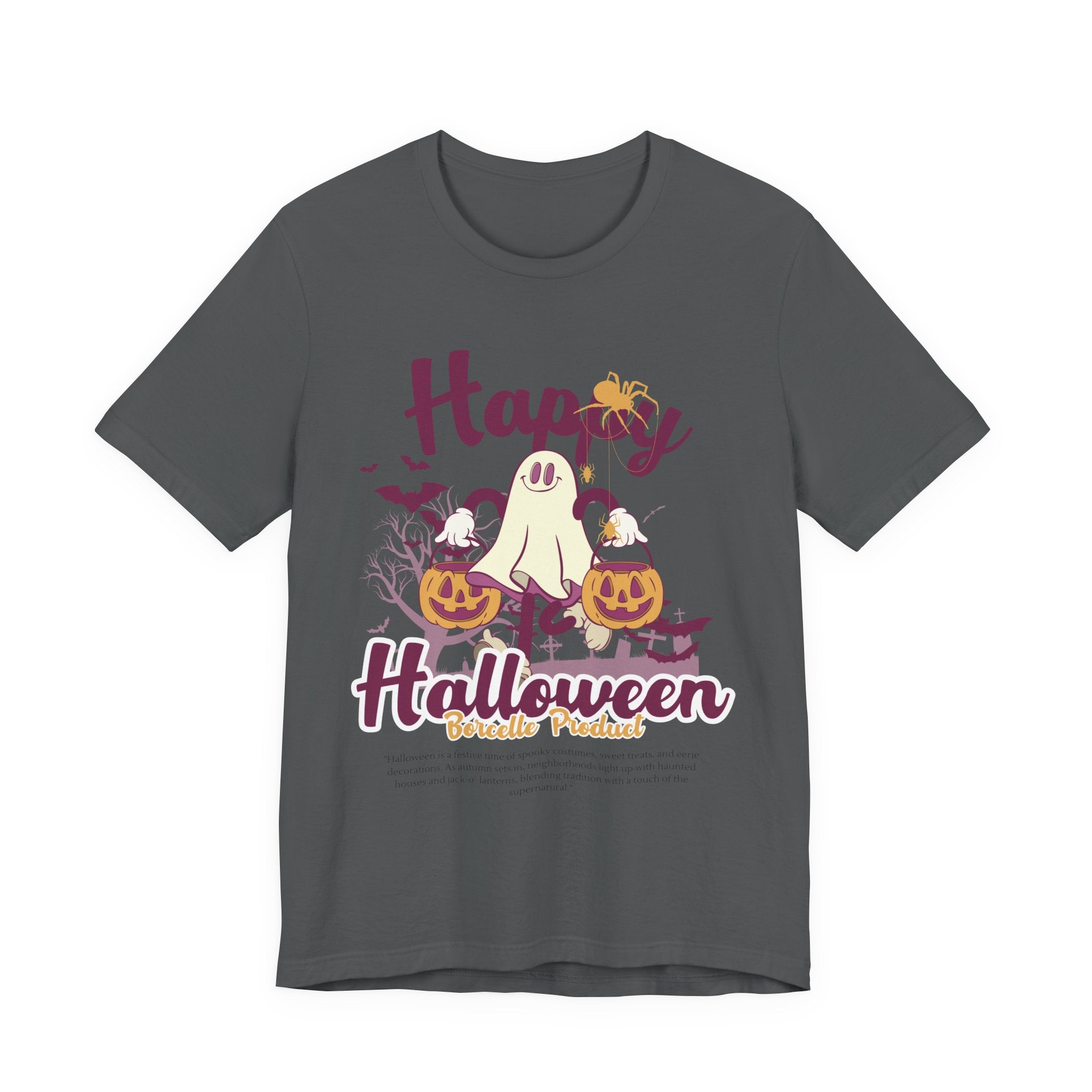 Halloween Unisex T-Shirt, Cute Ghost Tee, Fall Apparel, Kids Halloween Costume, Spooky Season Shirt, Trick or Treat Gift