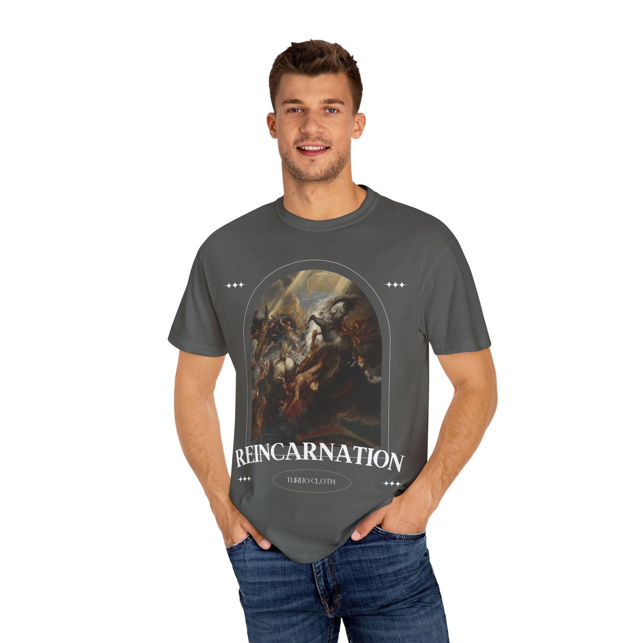 Artistic Unisex T-Shirt with Arch Design, Unique Graphic Tee, Casual Wear, Gift for Art Lovers, Vintage Style, Unisex Fashion