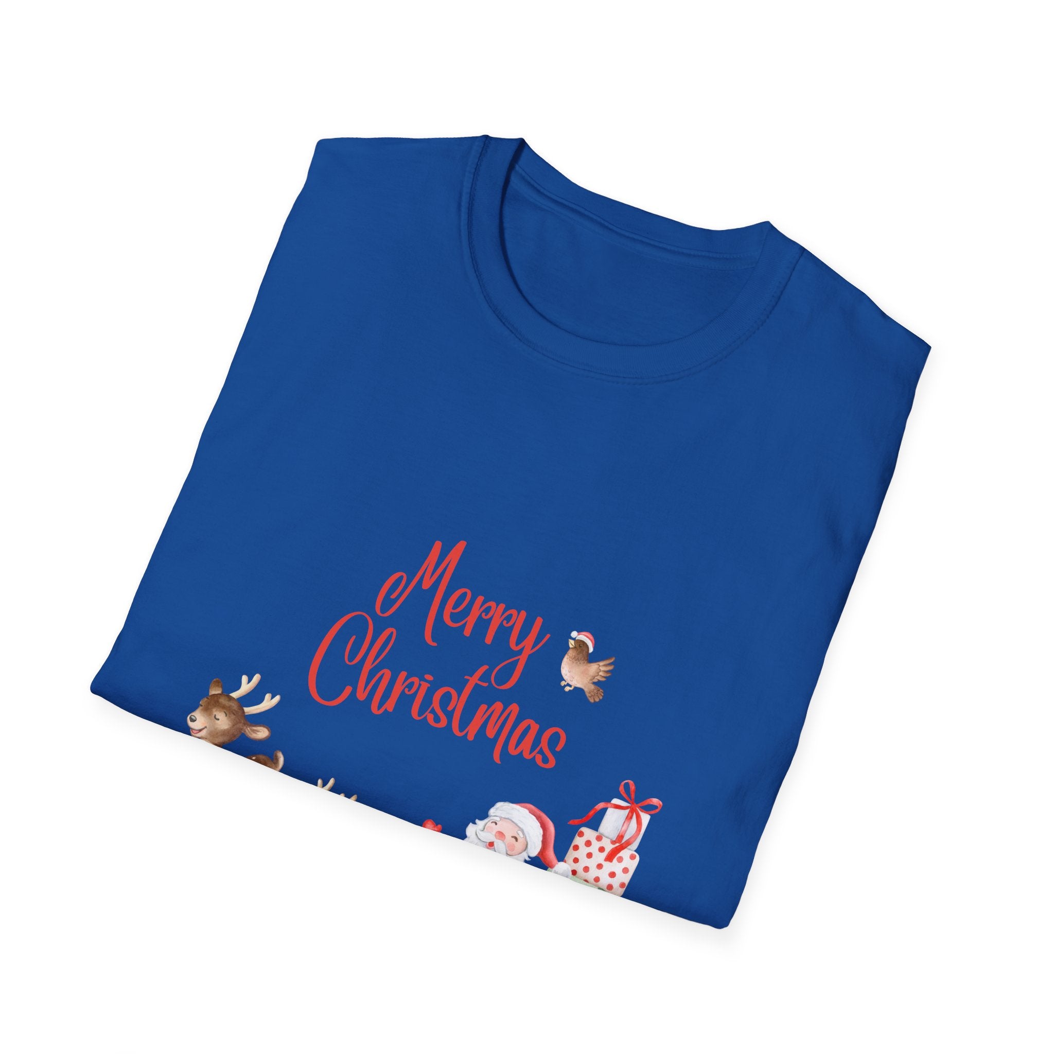 Merry Christmas Santa T-Shirt, Holiday Tee, Unisex Festive Shirt, Christmas Gift, Winter Apparel, Family Matching Shirt
