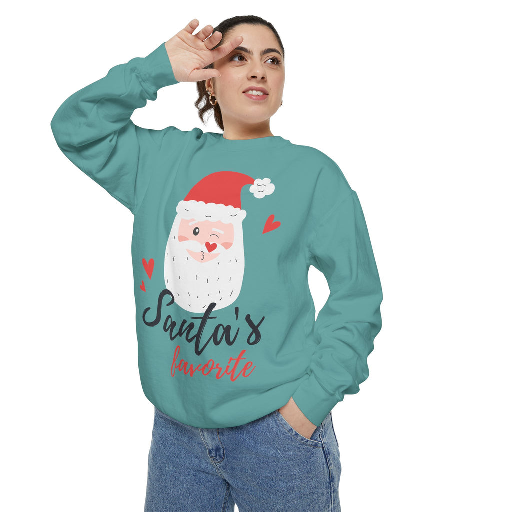 Santa's Favorite Sweatshirt, Holiday Apparel, Gift for Christmas, Unisex Pullover, Festive Sweater, Cozy Sweatshirt