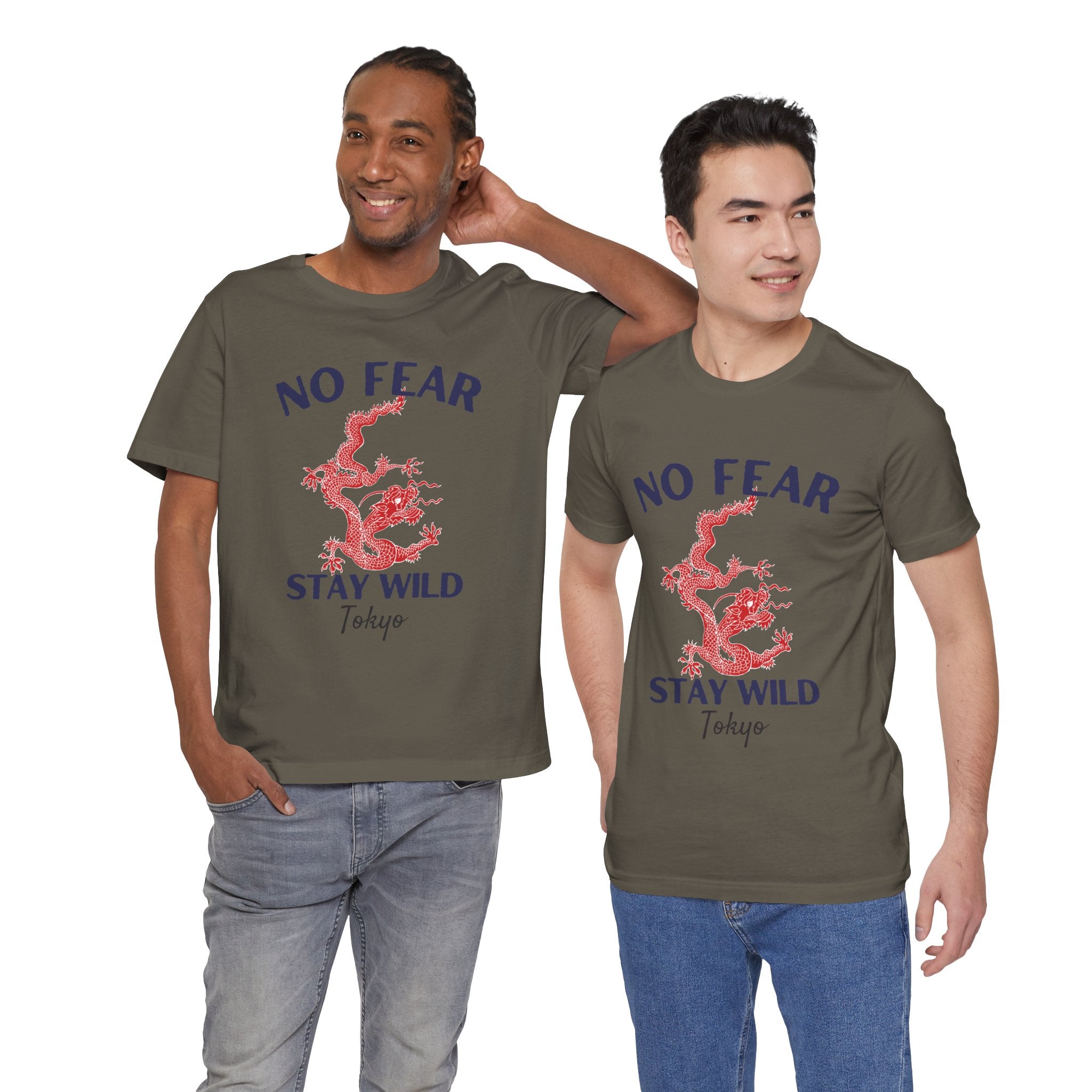 No Fear Stay Wild Unisex T-Shirt | Adventure Tee, Casual Wear, Gift for Nature Lovers, Inspirational Shirt, Summer Fashion