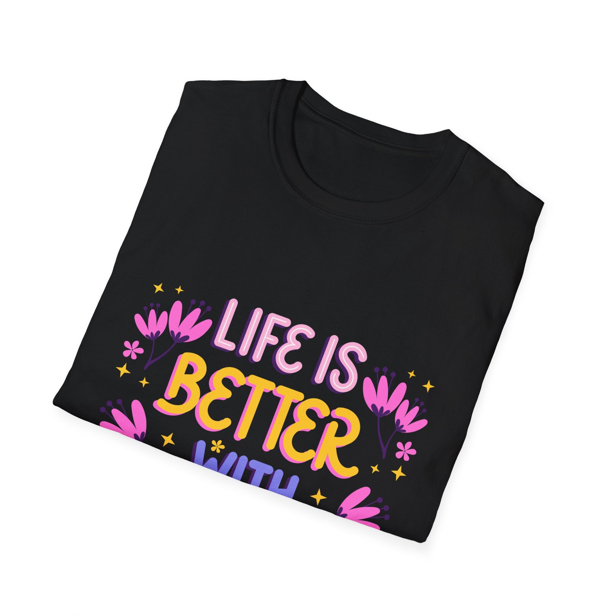 Friendship Vibes Unisex T-Shirt - Life is Better with Friends, Casual Wear, Gift for Friends, Birthday T-Shirt, Friendship Day