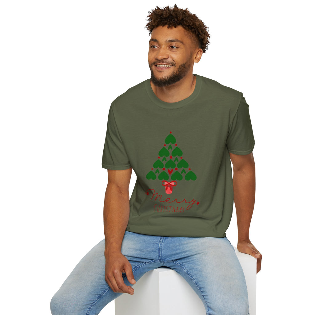 Merry Christmas T-Shirt, Unisex Holiday Tee, Christmas Gift, Casual Wear, Festive Clothing, Seasonal Apparel