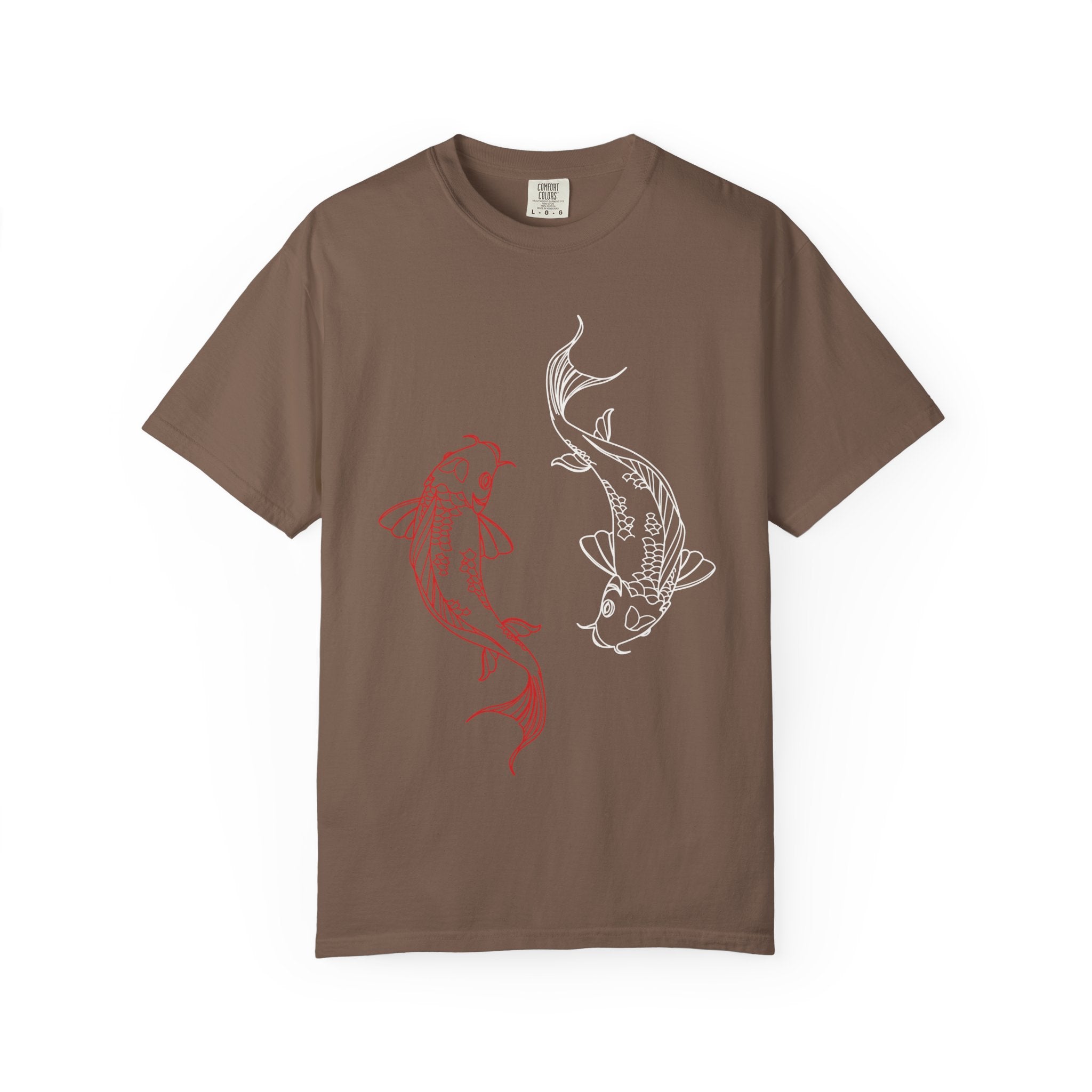 Koi Fish Unisex T-Shirt | Art Tee, Summer Style, Casual Wear, Gift for Nature Lovers, Zen & Peaceful Vibe