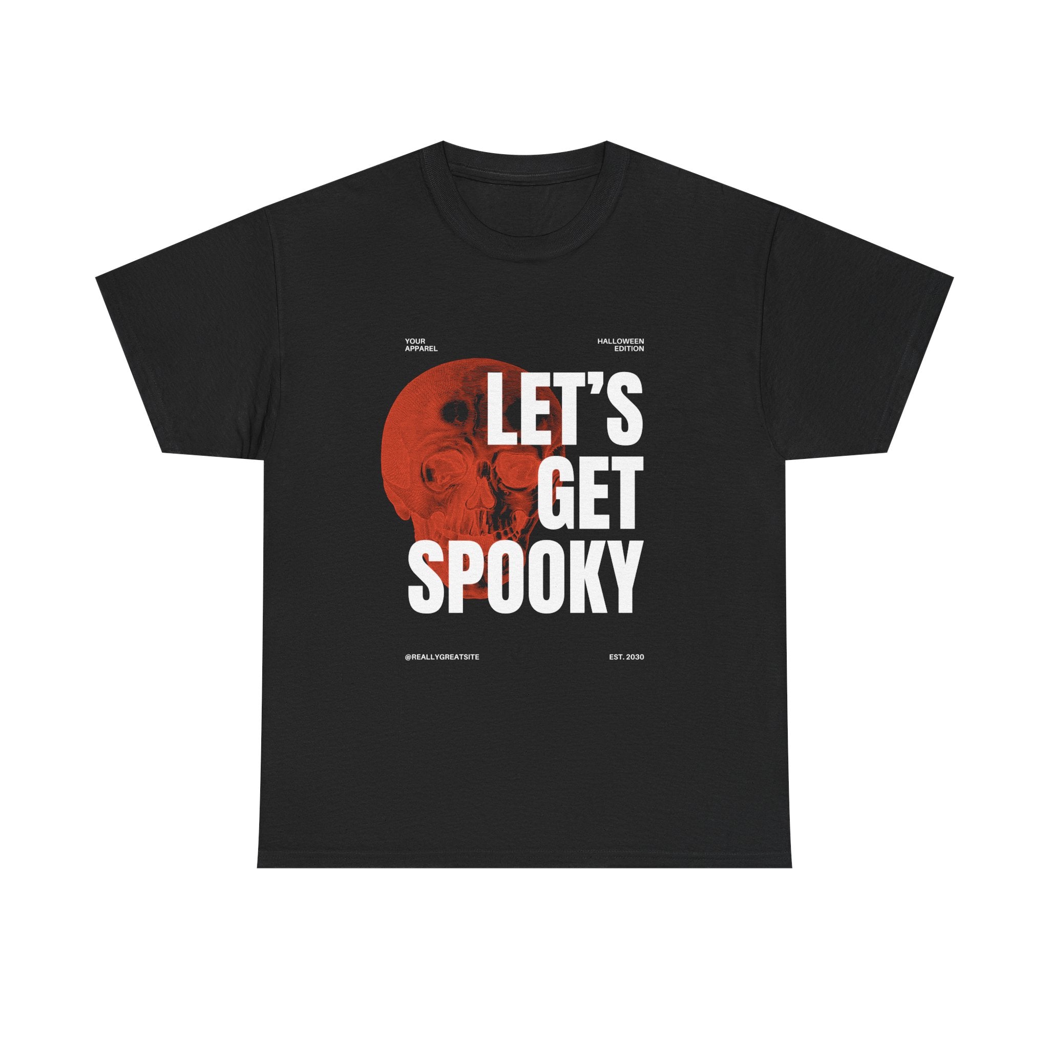 Unisex Halloween Tee, Let's Get Spooky Shirt, Fall Fashion, Party Wear, Ghostly Gifts, Casual Comfort