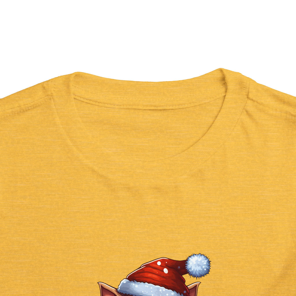 Cute Christmas Cat Tee for Toddlers, Holiday Shirt, Gift for Kids, Merry Christmas Tee, Fun Winter Wear, Festive Toddler Outfit