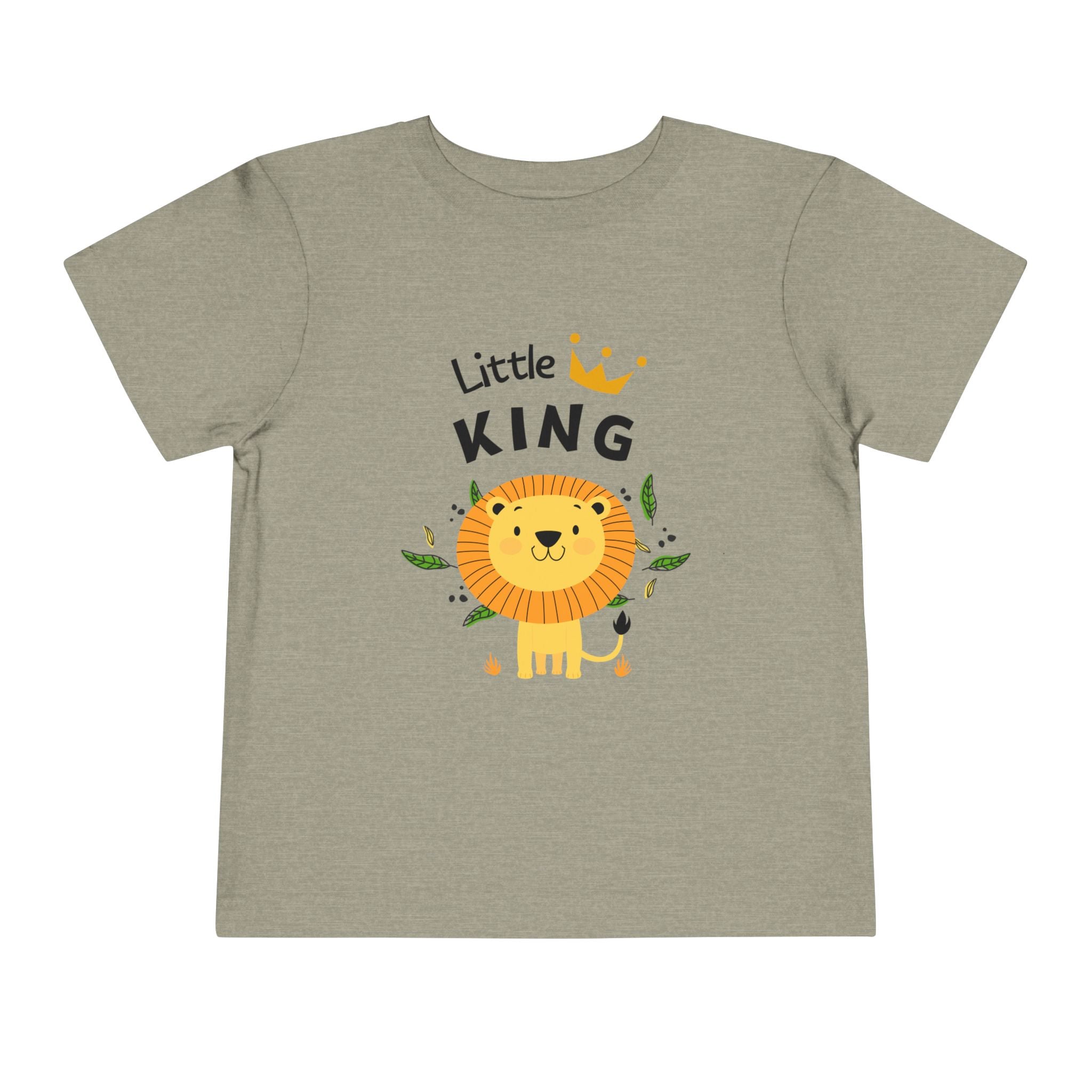 Little King Toddler Tee, Cute Kids T-Shirt, Birthday Gift for Toddler, Playful Toddler Outfit, Lion Graphic Tee, Fun Kids Apparel