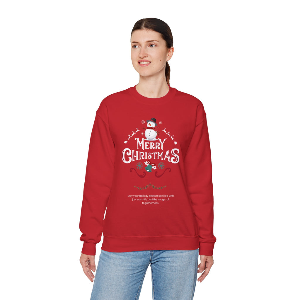 Cozy Holiday Crewneck Sweatshirt - Festive Christmas Design, Unisex Christmas Apparel, Winter Casual Wear, Gift for Her, Holiday Sweater