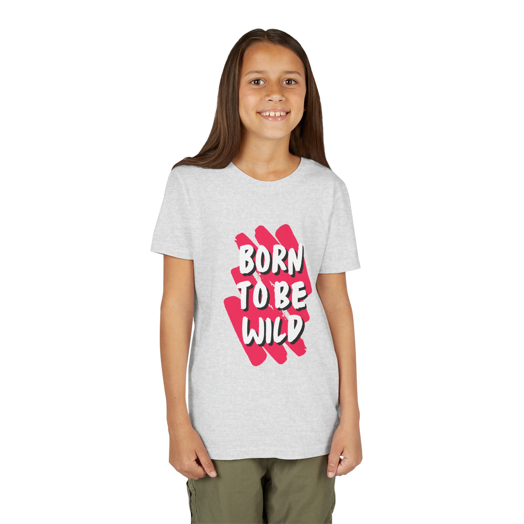 Youth Short Sleeve Tee - Born to Be Wild, Adventure Tee, Kids Casual Shirt, Summer Vibes, Birthday Gift, Fun Playwear