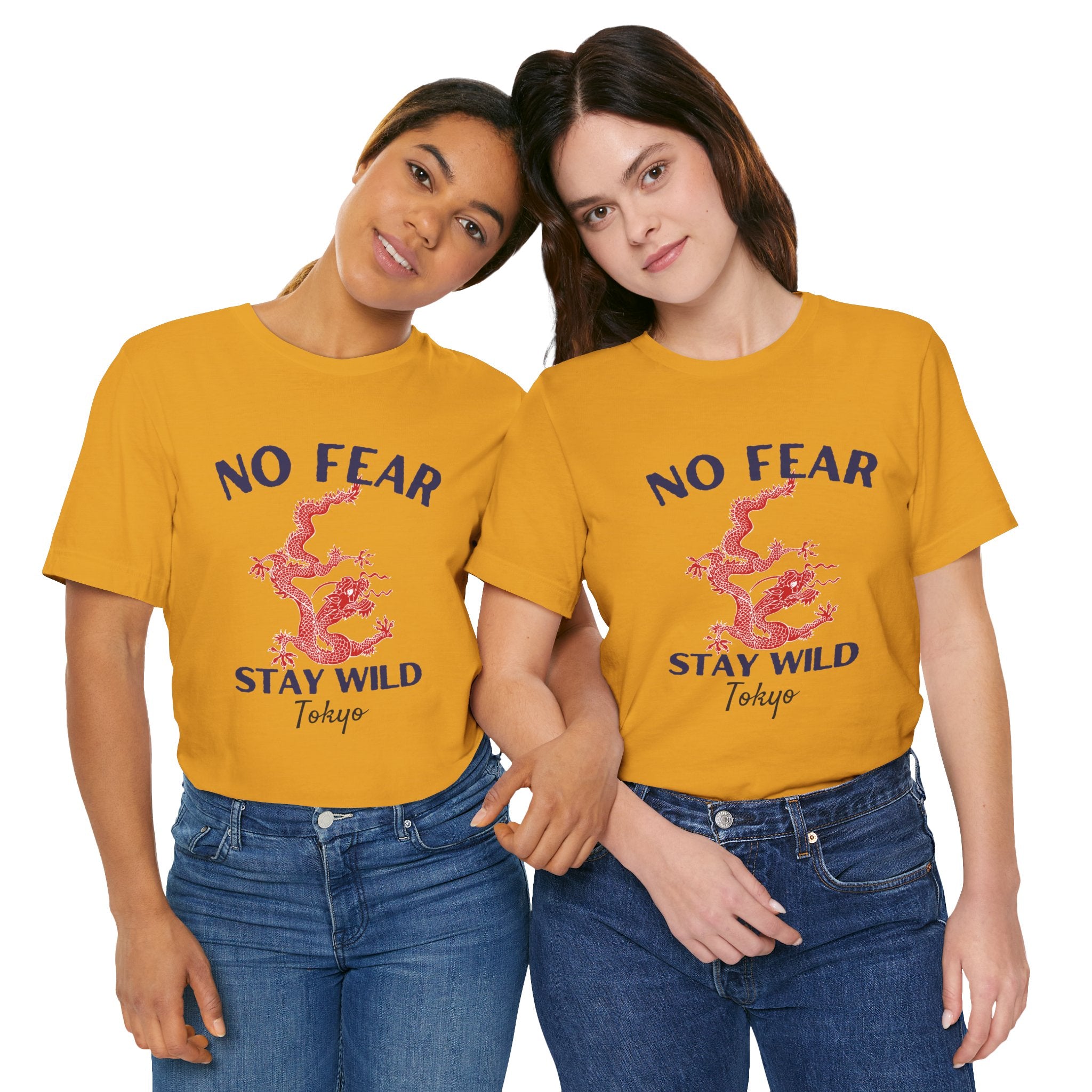 No Fear Stay Wild Unisex T-Shirt | Adventure Tee, Casual Wear, Gift for Nature Lovers, Inspirational Shirt, Summer Fashion