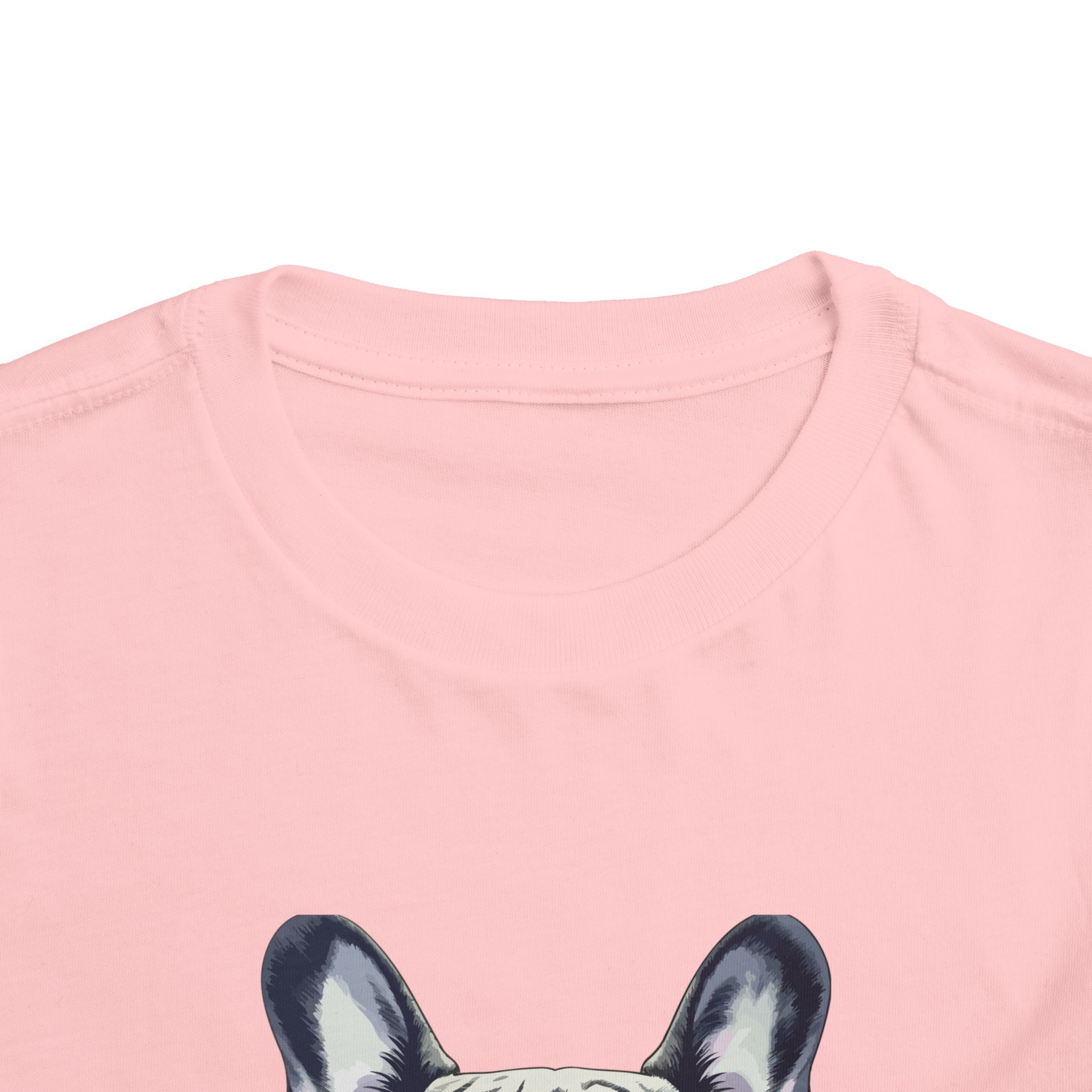 Cool French Bulldog Toddler Tee, I'm Cool Shirt, Kids Summer Tee, Pet Lover Gift, Cute Toddler Outfit