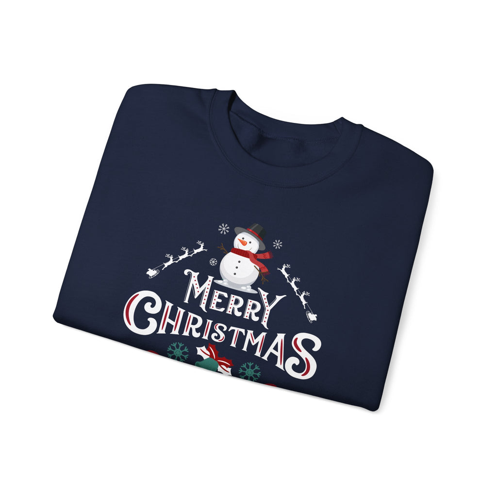 Cozy Holiday Crewneck Sweatshirt - Festive Christmas Design, Unisex Christmas Apparel, Winter Casual Wear, Gift for Her, Holiday Sweater