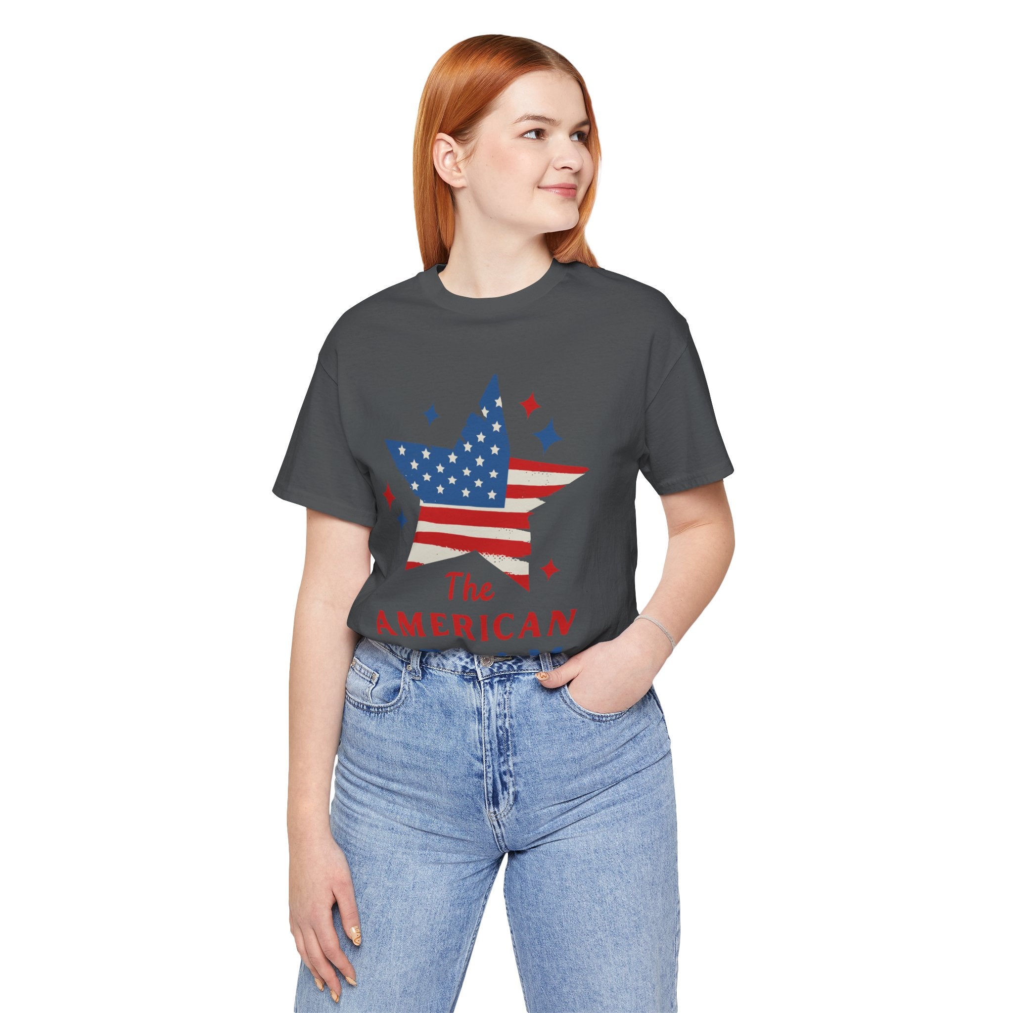Patriotic T-Shirt, Independence Day Tee, American Dream Shirt, 4th of July Outfit, Stars and Stripes Tee Shirt