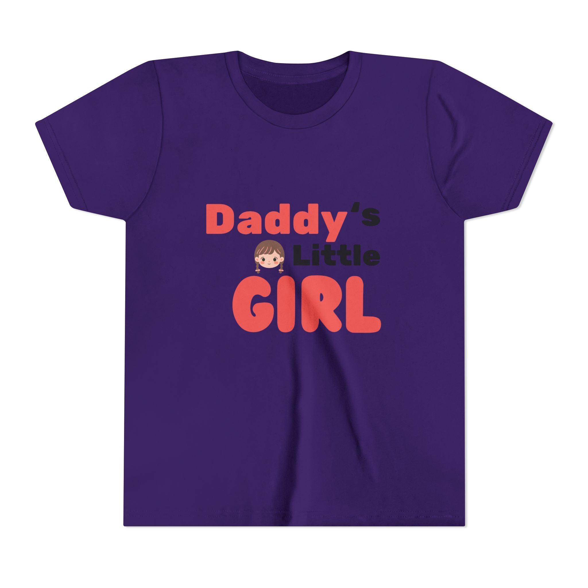 Daddy's Little Girl Youth Tee, Cute Kids T-Shirt, Father's Day Gift, Birthday Present, Sweet Family Apparel, Children's Fashion