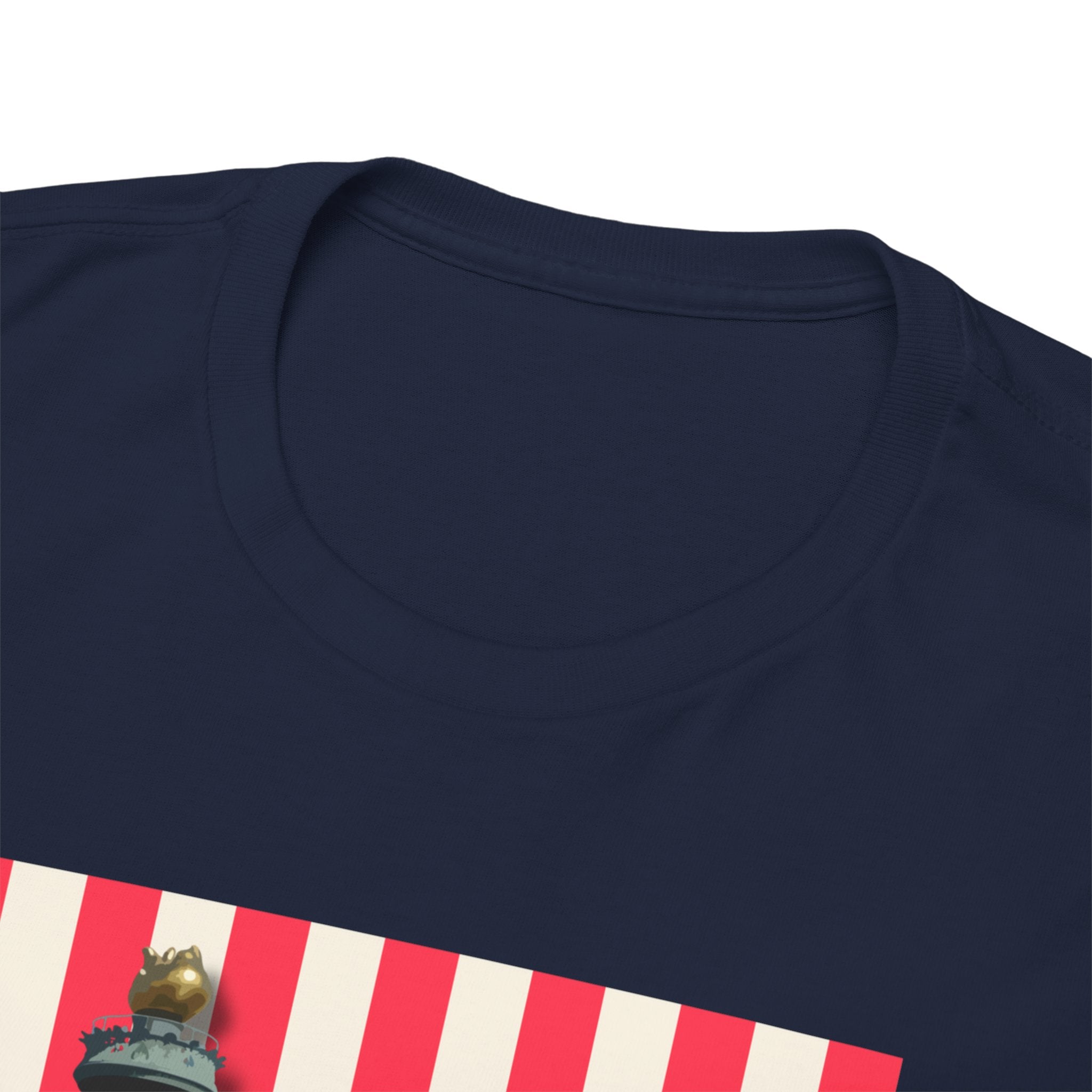 American Vibes Unisex Heavy Cotton Tee, Patriotic Shirt, Gift for Veterans, Independence Day Apparel, Summer Casual Wear