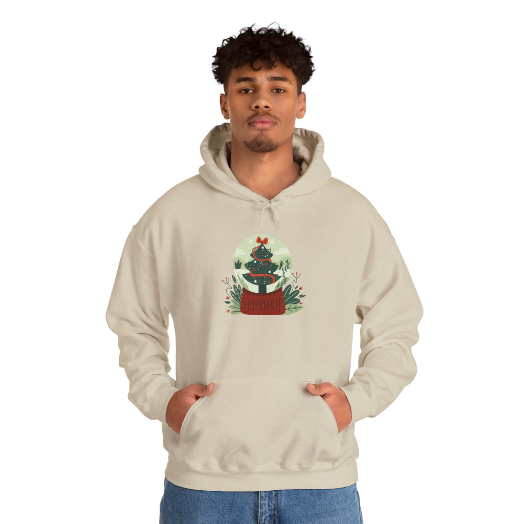 Cozy Holiday Hoodie with Snow Globe Design | Festive Gift, Winter Apparel, Christmas Sweatshirt, Unisex Hoodie, Seasonal Outfit