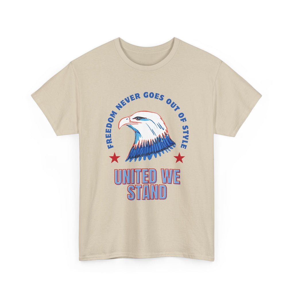 American Pride Unisex Tee, Patriotic Graphic Shirt, United We Stand Shirt, Freedom Tee, Casual Everyday Wear, Gift for Veterans