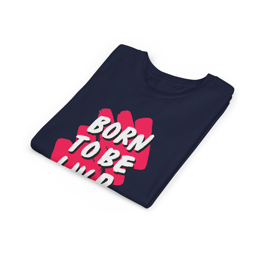 Youth Short Sleeve Tee - Born to Be Wild, Adventure Tee, Kids Casual Shirt, Summer Vibes, Birthday Gift, Fun Playwear