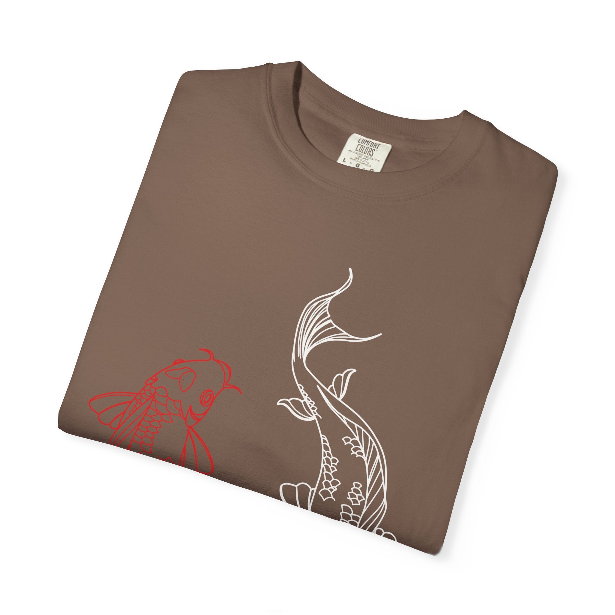 Koi Fish Unisex T-Shirt | Art Tee, Summer Style, Casual Wear, Gift for Nature Lovers, Zen & Peaceful Vibe