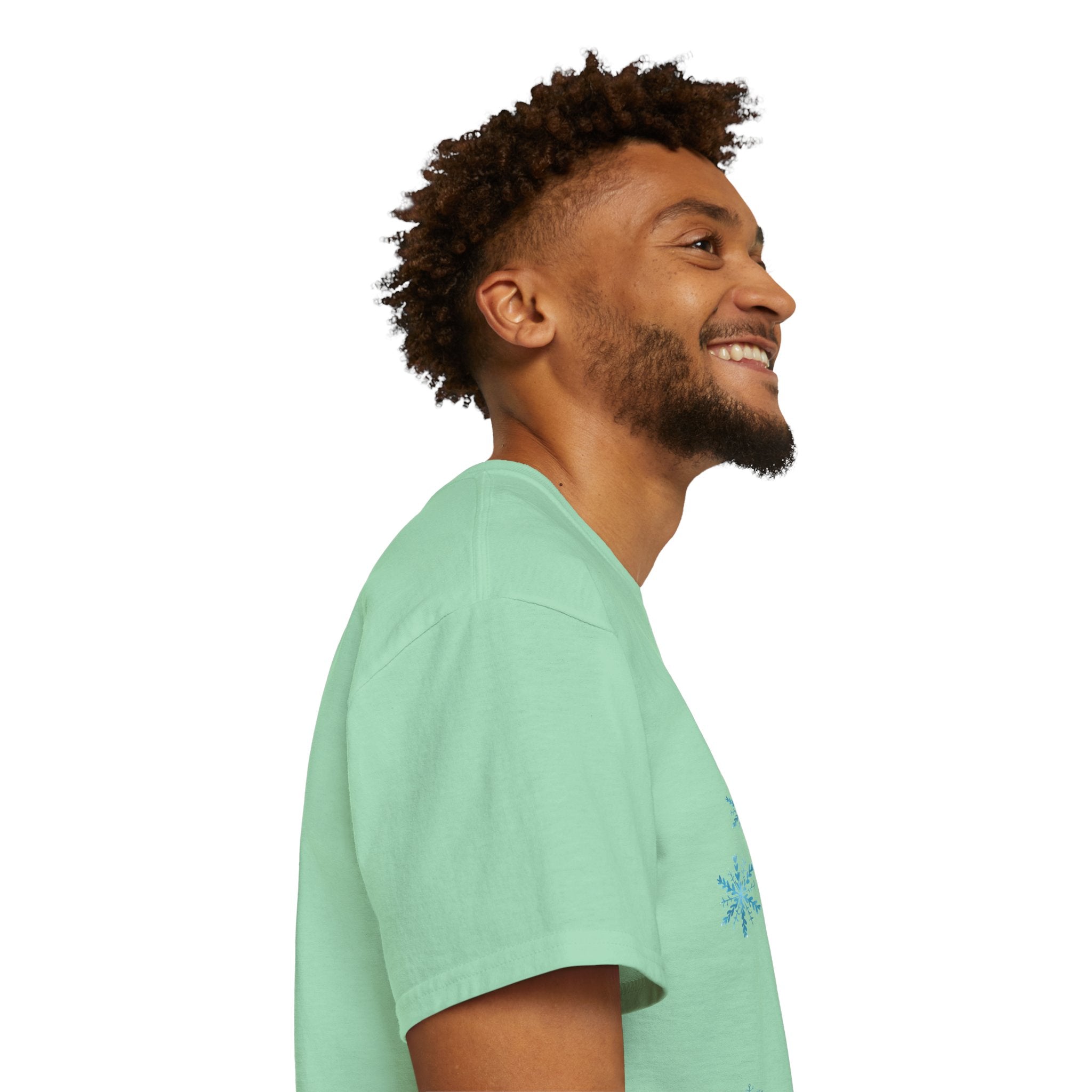 Winter Wonderland Snowman Tee, Unisex Cotton T-Shirt for Holiday Cheer, Christmas Party, Gift, Cozy Winter Apparel