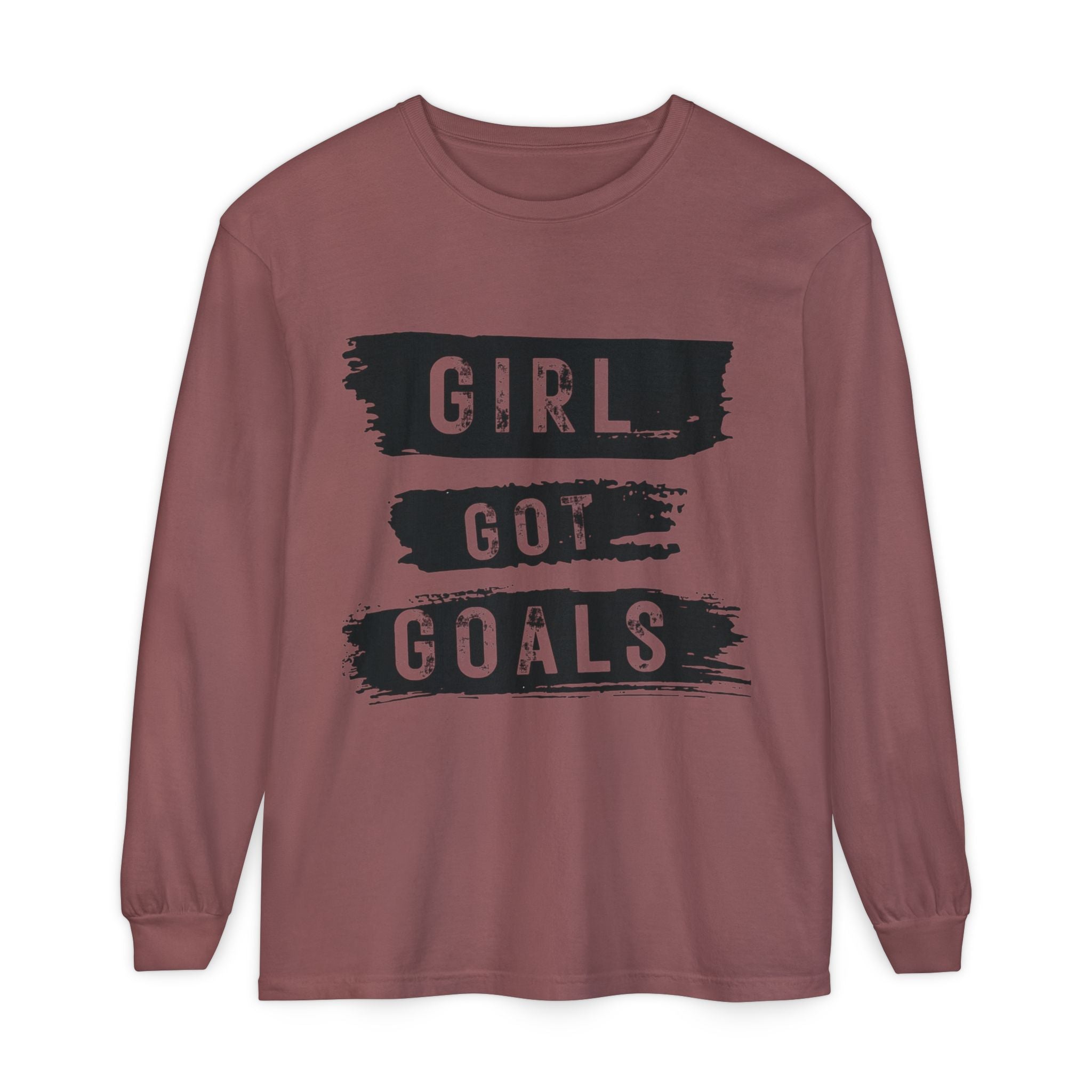 Girl Got Goals Long Sleeve T-Shirt | Motivational Apparel, Unisex Tees, Inspirational Gift, Casual Wear, Trendy Clothing