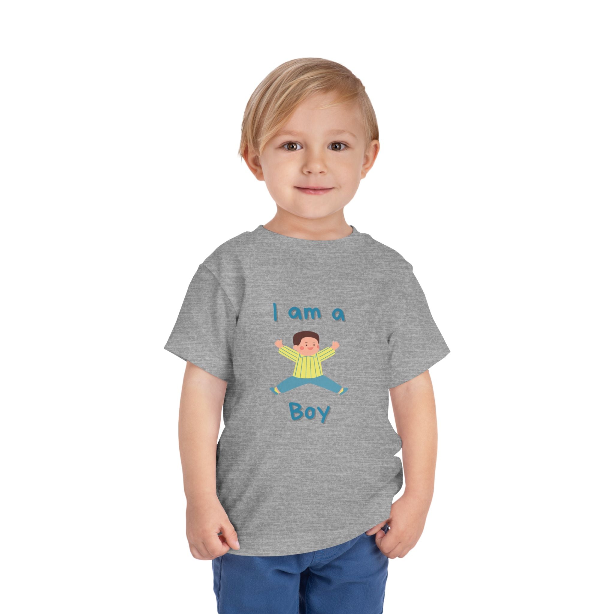 Toddler Short Sleeve Tee – Soft Airlume Cotton, Everyday Comfort