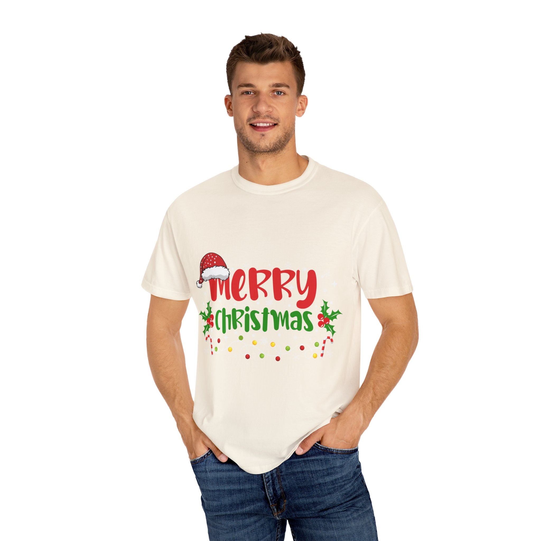 Merry Christmas Tee, Unisex Holiday Shirt, Festive Gift, Casual Christmas Apparel, Seasonal Wear, Perfect for Celebrations