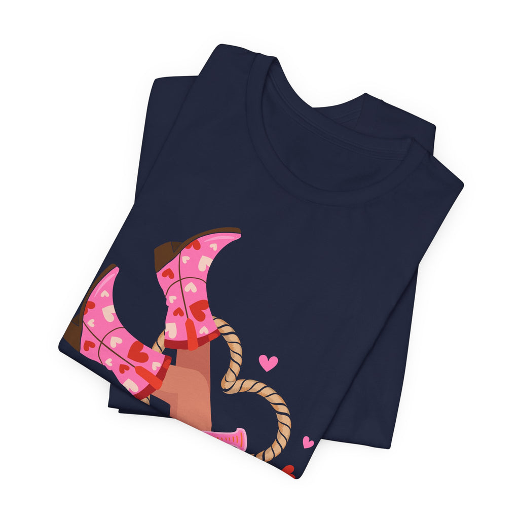 Playful Cowboy Graphic Tee - Perfect for Rodeos, Country Concerts, and Summer Gatherings, Casual Wear, Gift for Country Lovers, Fun Outfits