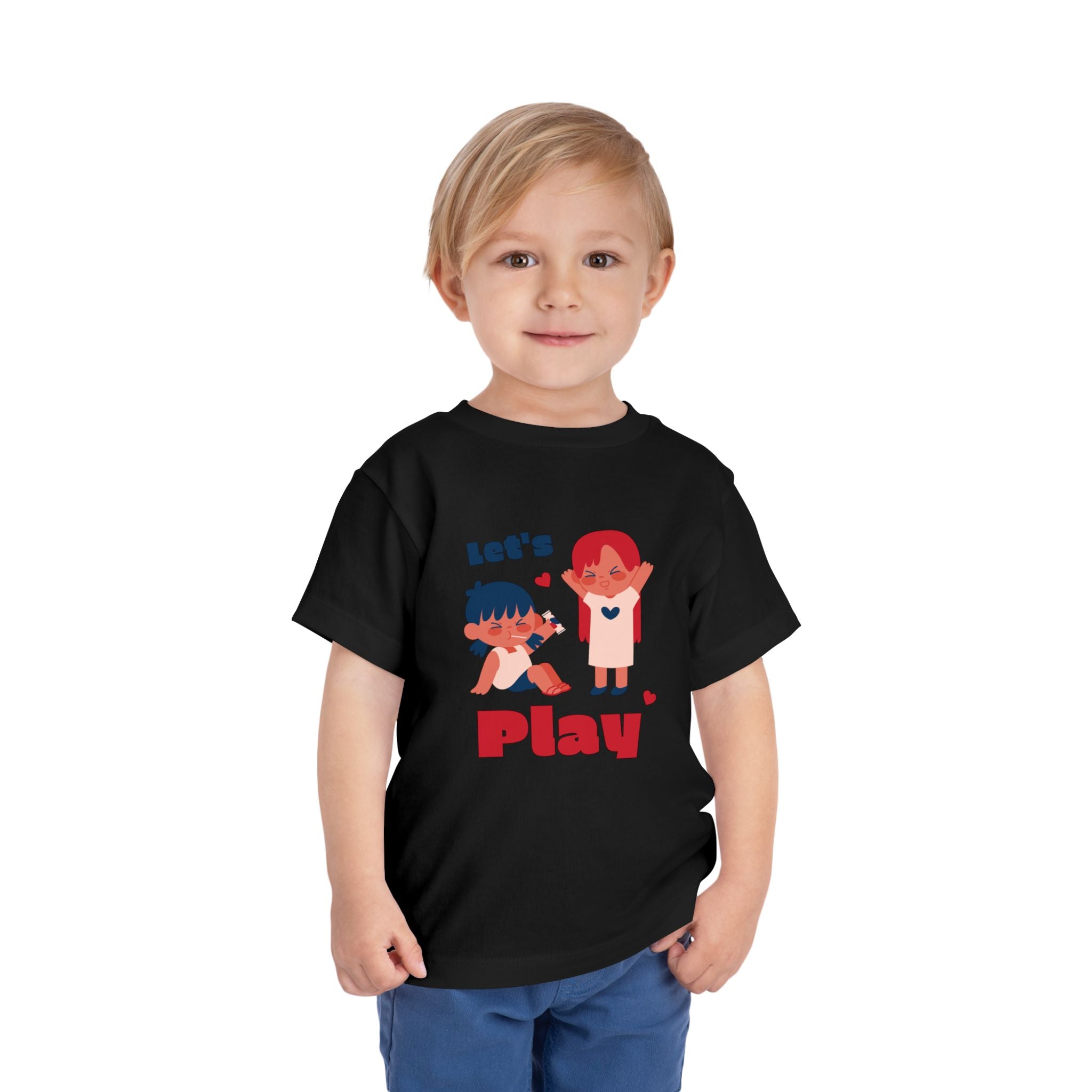 Playful Toddler Tee, Let's Play Shirt, Kids Short Sleeve Top, Fun Toddler Clothing, Adorable Kids Tee