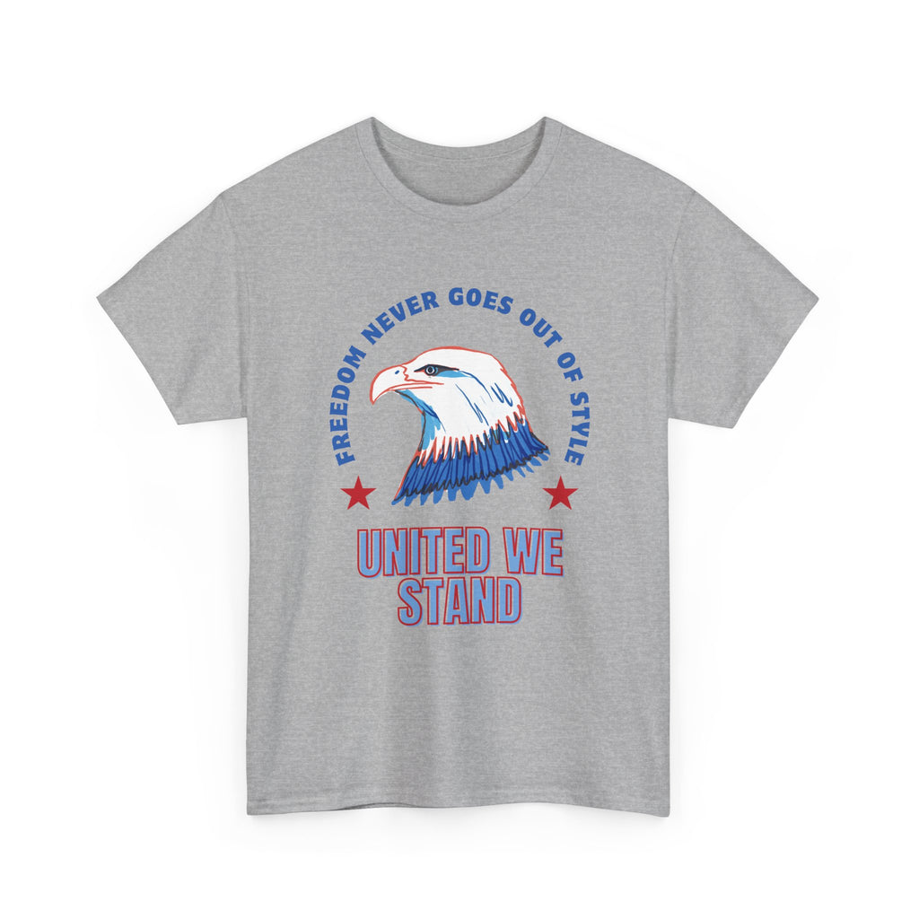 American Pride Unisex Tee, Patriotic Graphic Shirt, United We Stand Shirt, Freedom Tee, Casual Everyday Wear, Gift for Veterans
