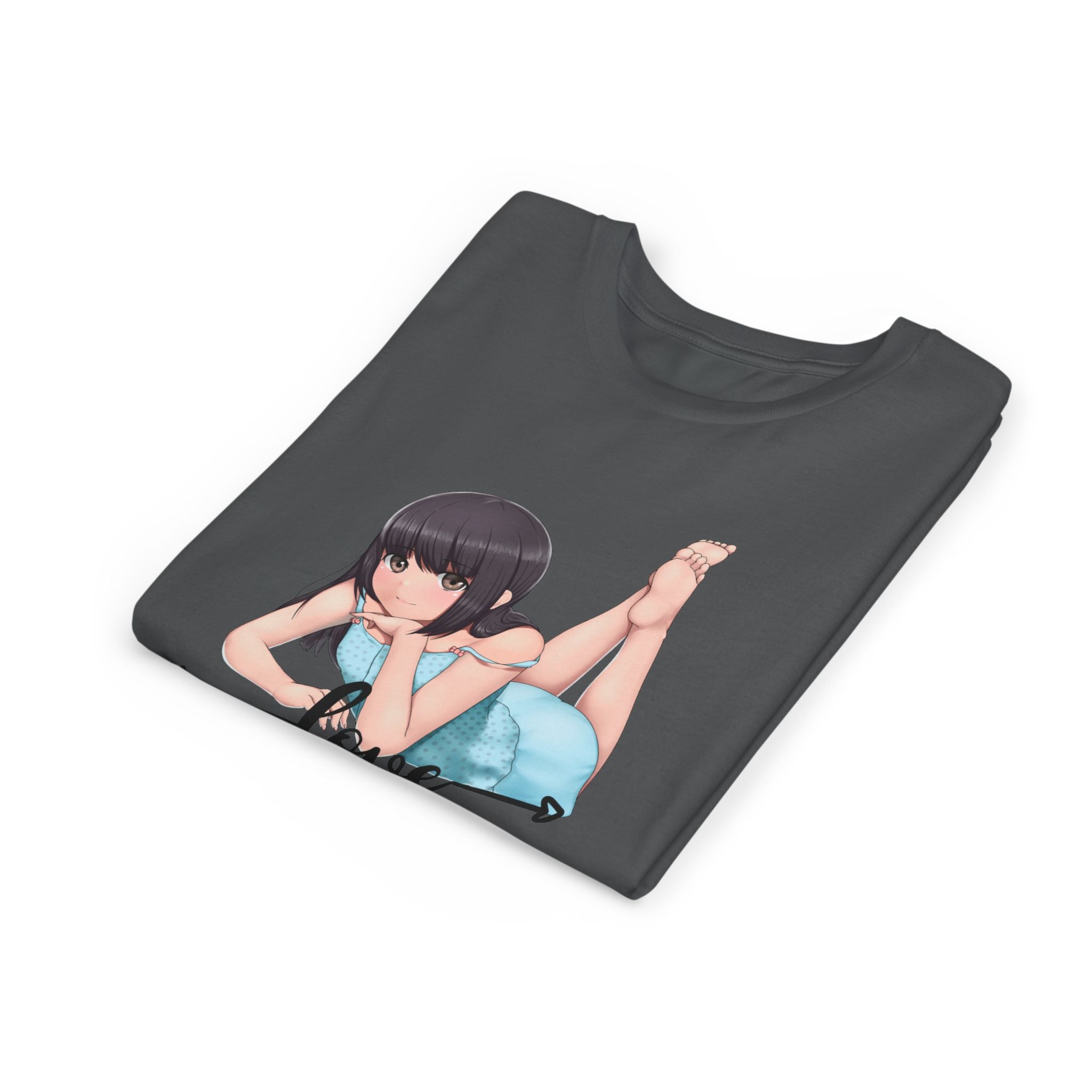 Anime Love Youth Tee, Kids' Anime Shirt, Manga Fans Gift, Cute Youth T-Shirt, Kawaii Apparel for Kids, Anime Enthusiasts Tee
